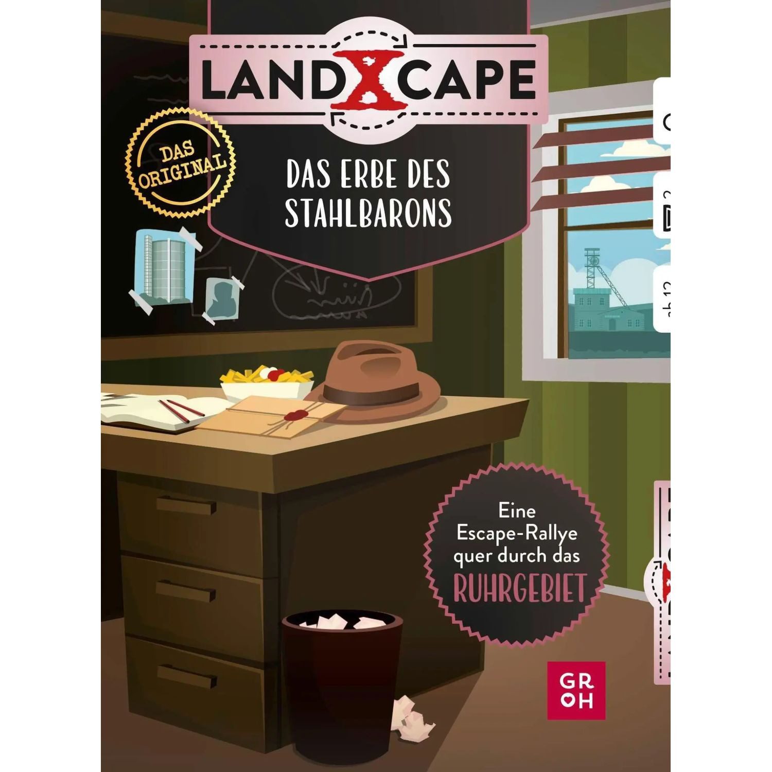 groh Verlag Spiel LandXcape - Das Erbe des Stahlbarons