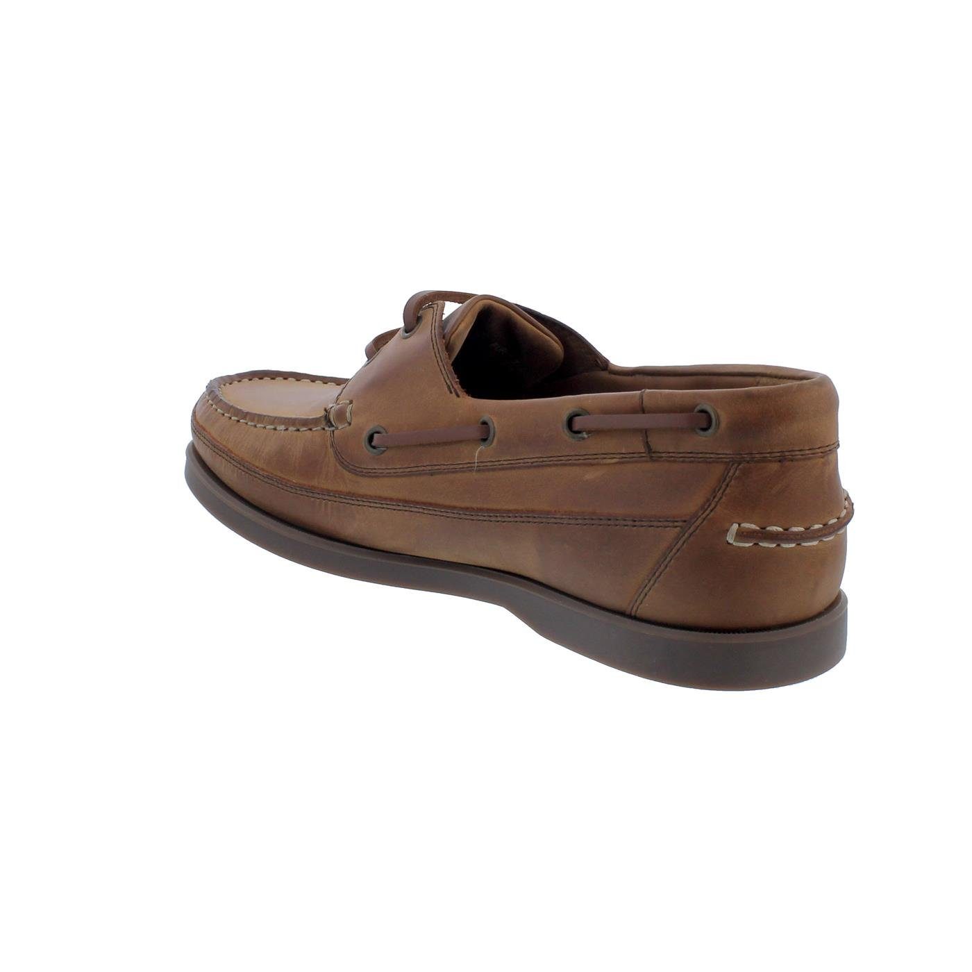 Mephisto Mephisto Boating Bootsschuh, Glattleder, Tobacco, Spinnaker-Kollektion Bootsschuh