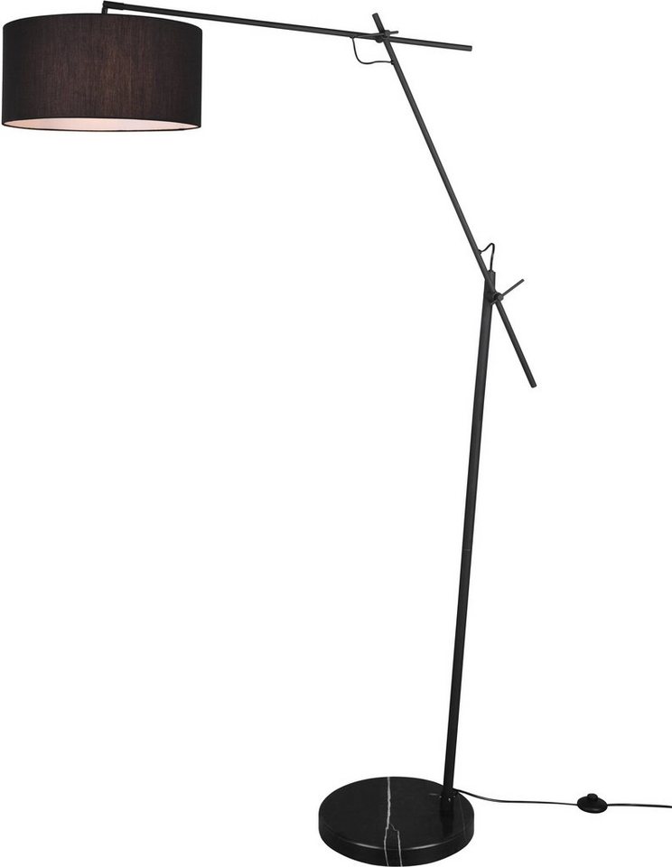 TRIO Leuchten Stehlampe PONTE, Ein-/Ausschalter, ohne Leuchtmittel, Höhe  168cm, schwenkbar; E27 Leuchtmittel frei wählbar, Leuchtmittel austauschbar