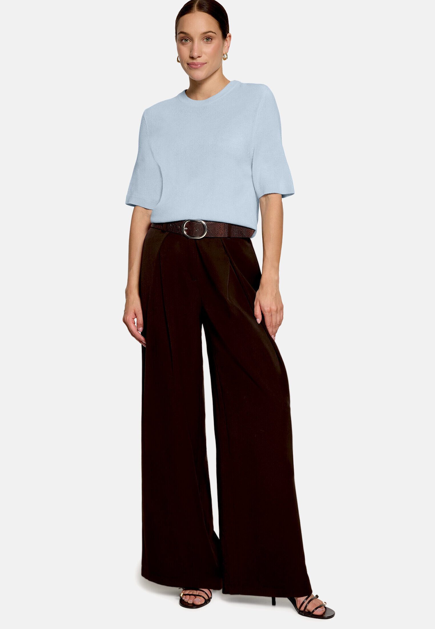 Zero Kurzarmshirt Damen kurzarm (1-tlg) Material