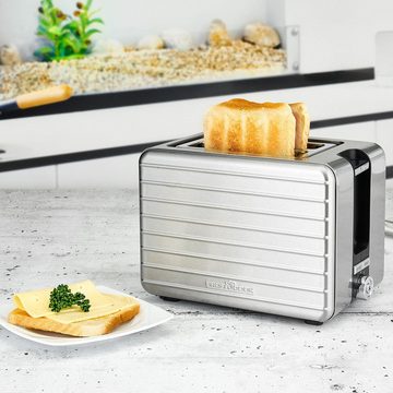 ProfiCook Toaster PC-TAZ 1110, 2 kurze Schlitze, für 2 Scheiben, 1050 W