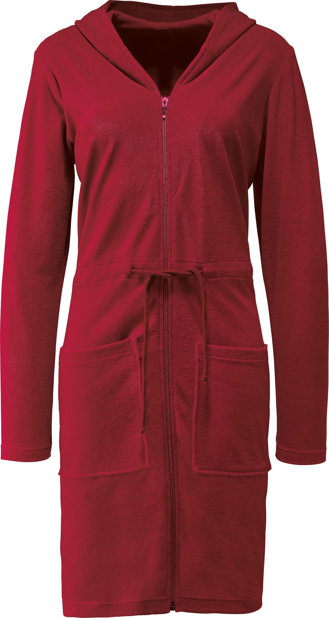 Erwin Müller Bademantel Damen-Bademantel "Limbach" mit Kapuze, Rückenlänge günstig online kaufen