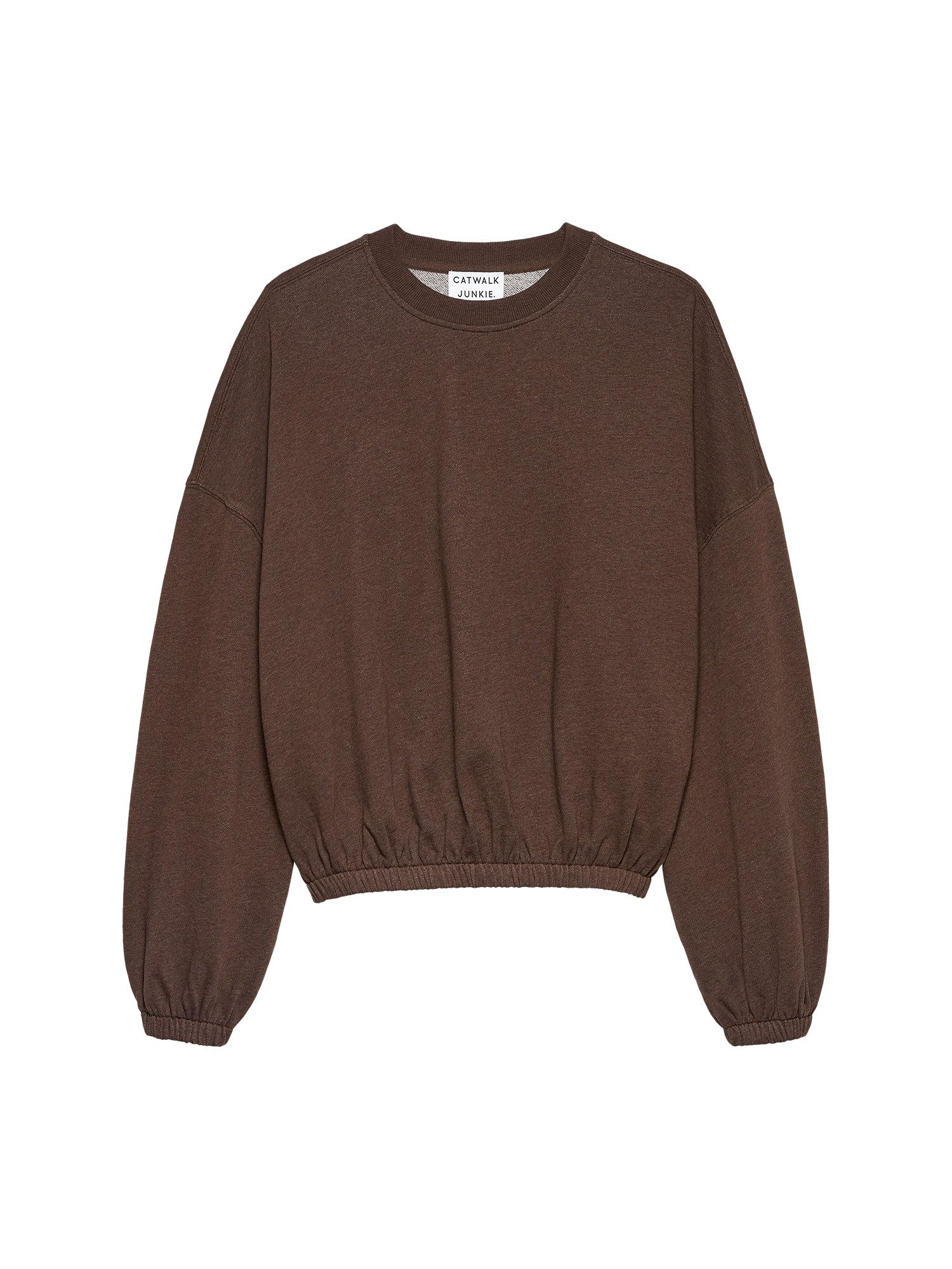 Catwalk Junkie Sweatshirt Oversized graphic sweater - Sweatshirt braun