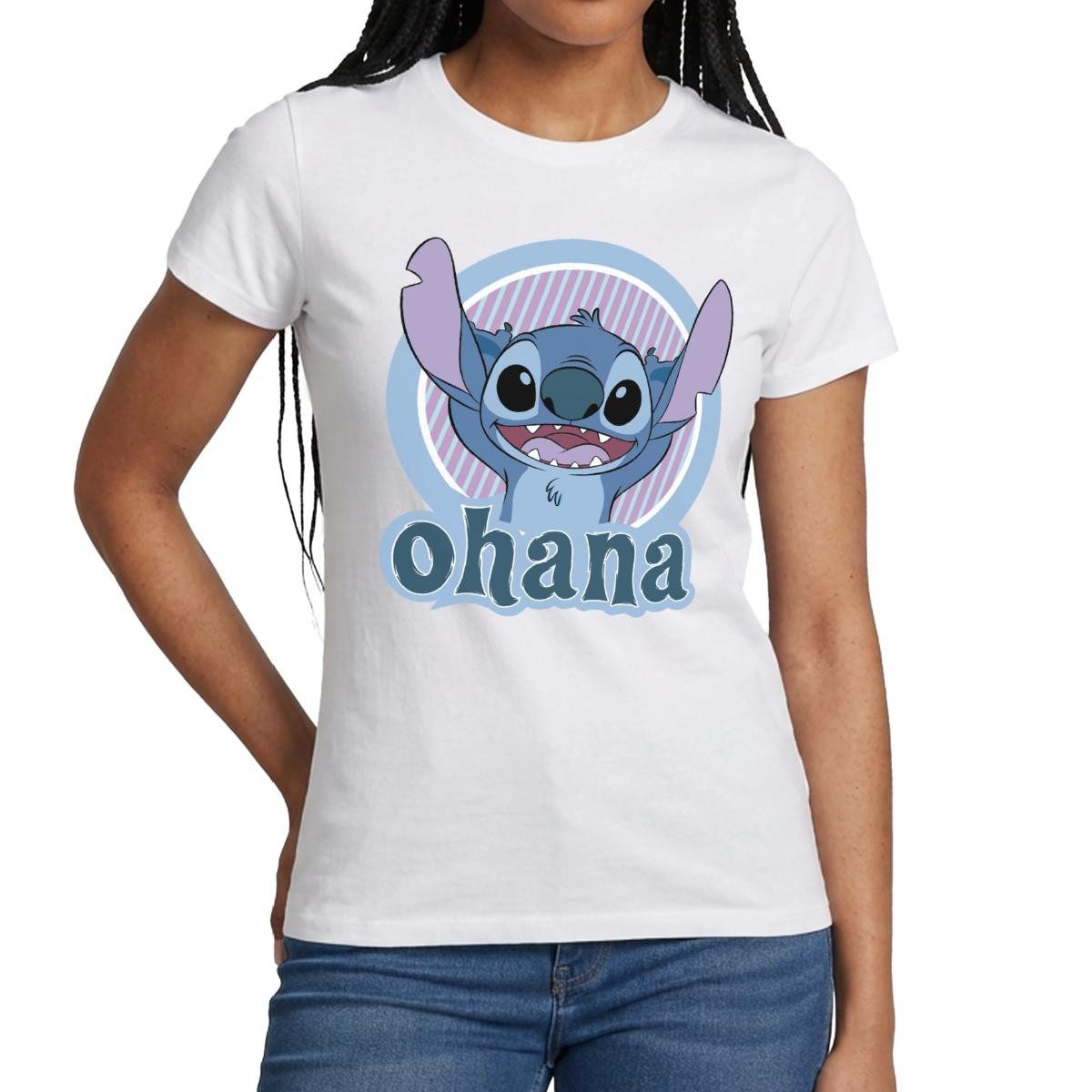 T-Shirt Lilo & Stitch Ohana Frauen T-Shirt