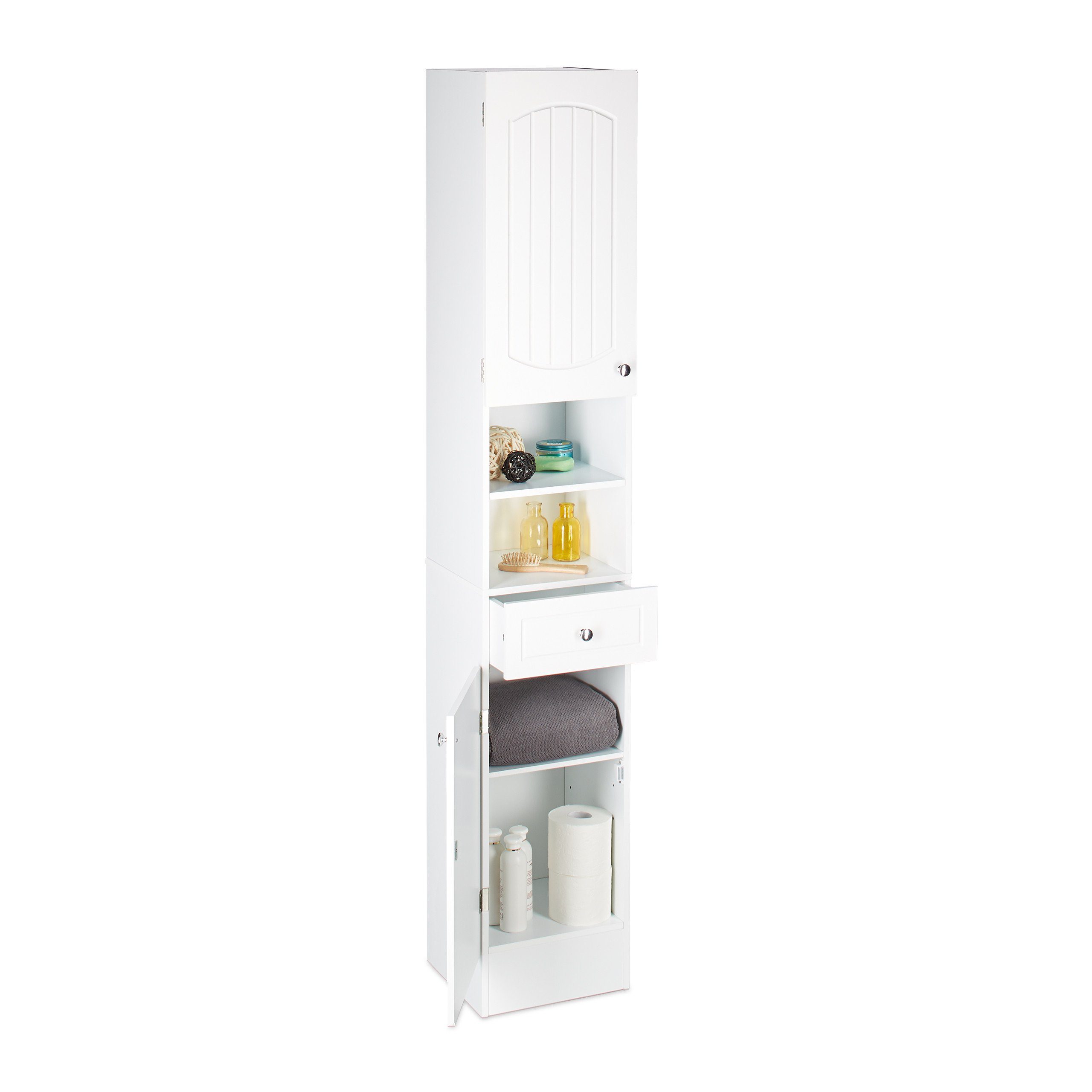 relaxdays Hochschrank Bad Hochschrank günstig online kaufen