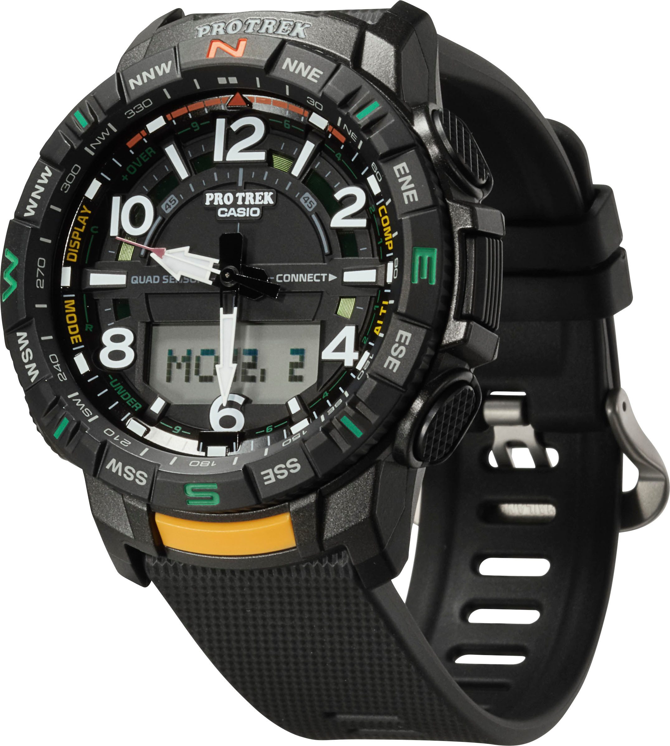 CASIO PRO TREK Smart Smartwatch, Armbanduhr, Herrenuhr, Digitaluhr, Weltzeit, Bluetooth