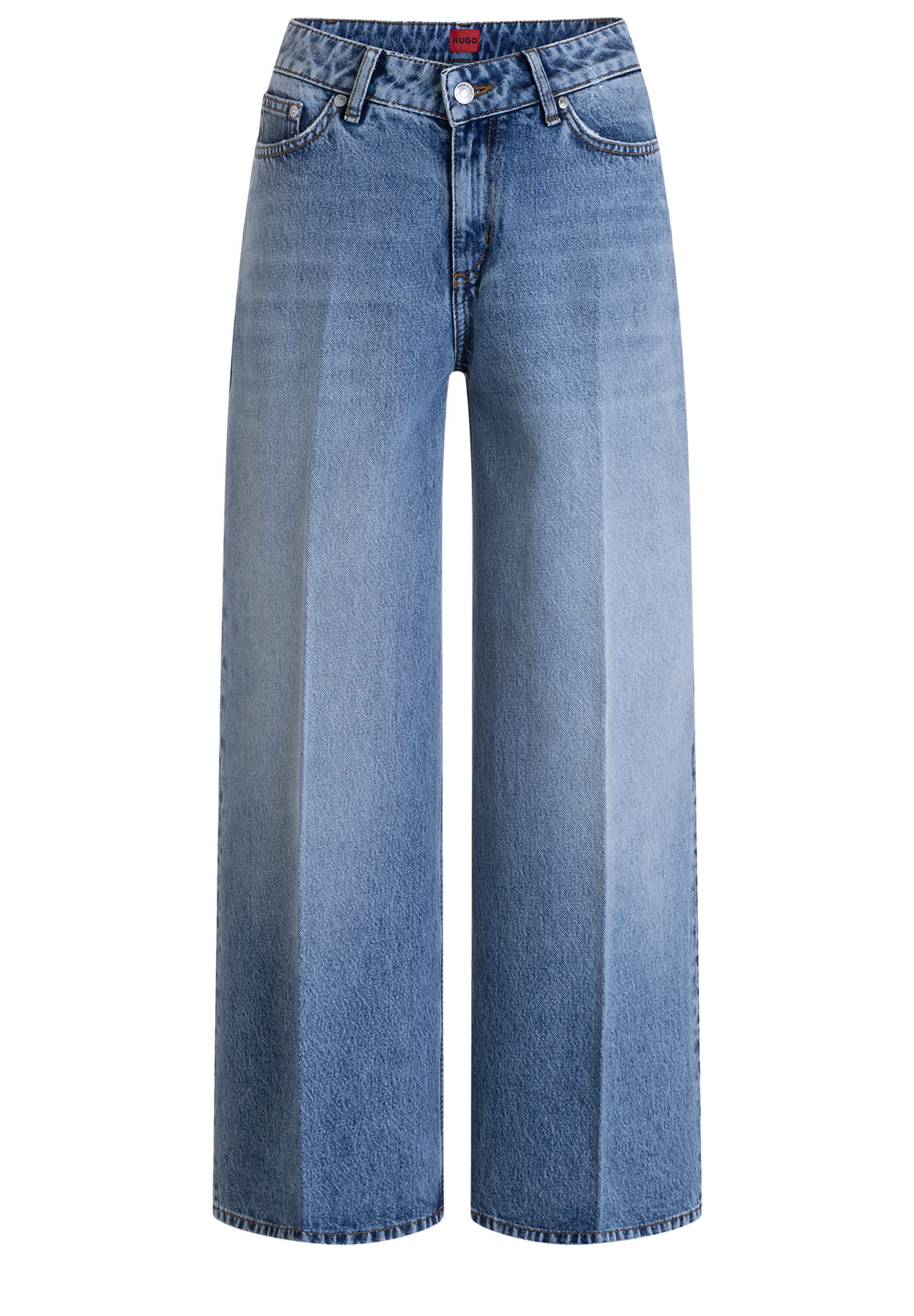 HUGO 5-Pocket-Jeans Geredith mit weitem Bein (1-tlg)