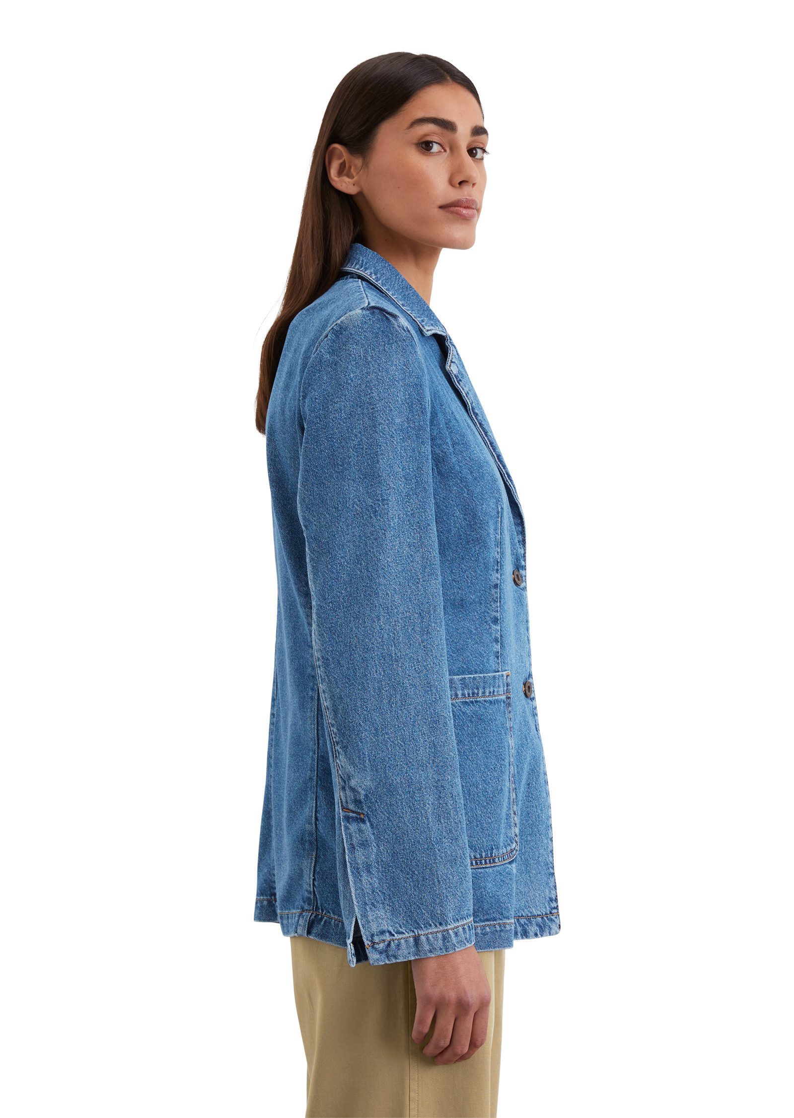 Marc O'Polo Jeansjacke aus Lyocell-Baumwolle-Mix günstig online kaufen