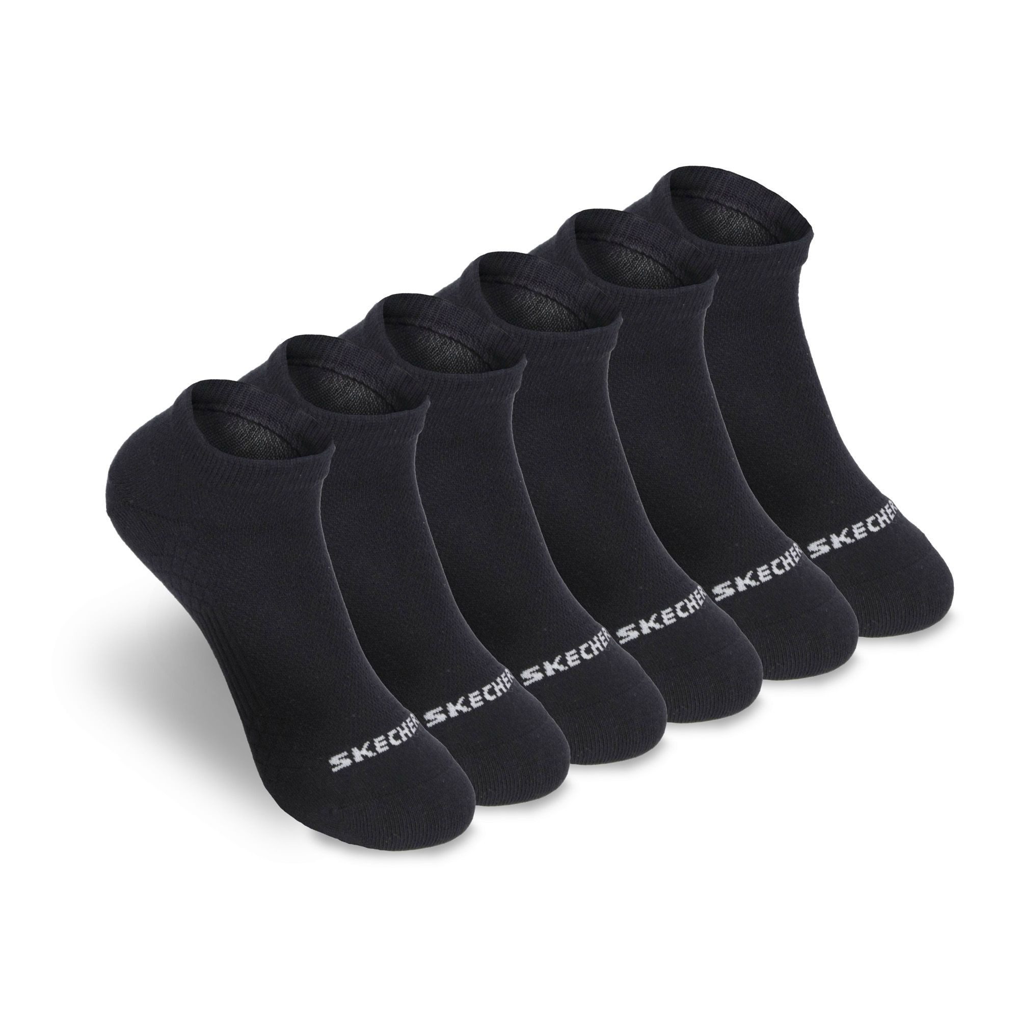 Skechers Socken Herren - Atmungsaktiv und komfortabel - Performance für den Arbeitstag Mesh-Belüftung für optimale Luftzirkulation - Weicher Bund
