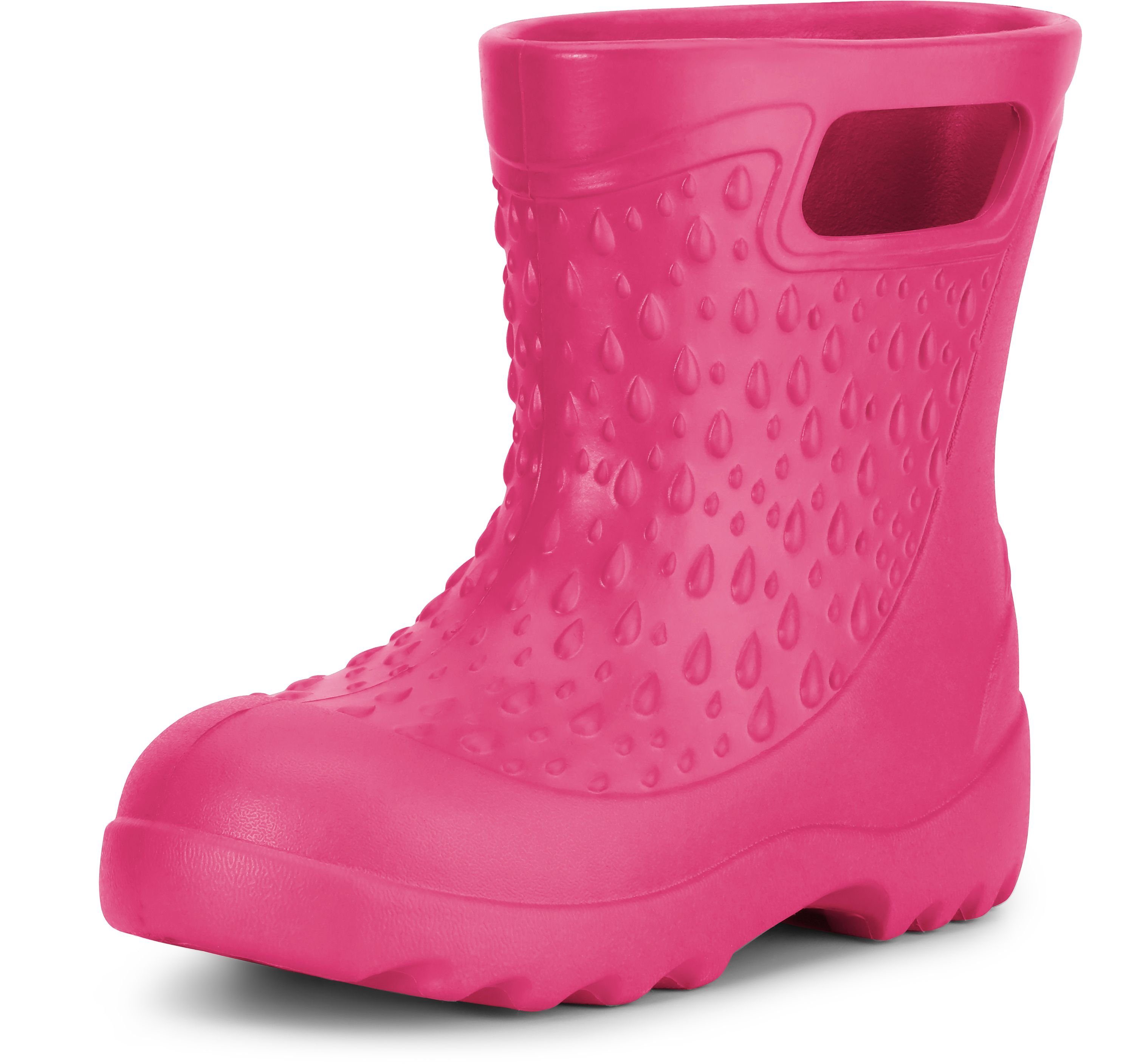 Ladeheid Kinder leichte EVA Gummistiefel Regenstiefel LADW006 Gummistiefel Rosa 6108