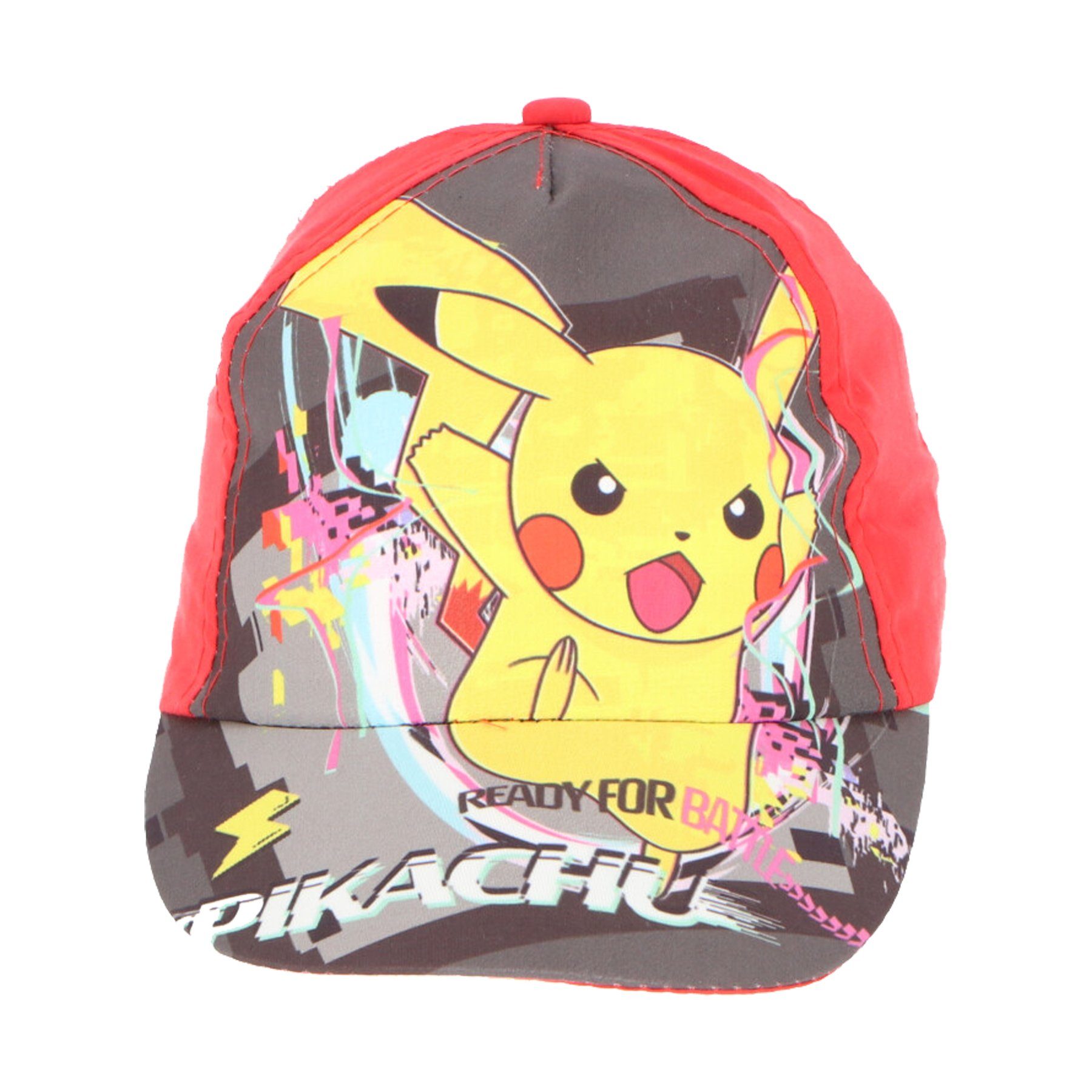 POKÉMON Baseball Cap Pokemon Pikachu Basecap Baseball Kappe Gr. 54 bis 56