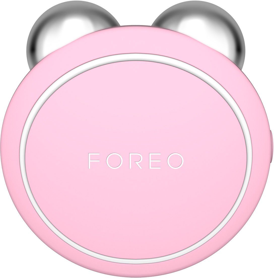 FOREO Anti-Aging-Gerät BEAR Mini, Pink Gesichtsstraffung Gerät Pearl zur