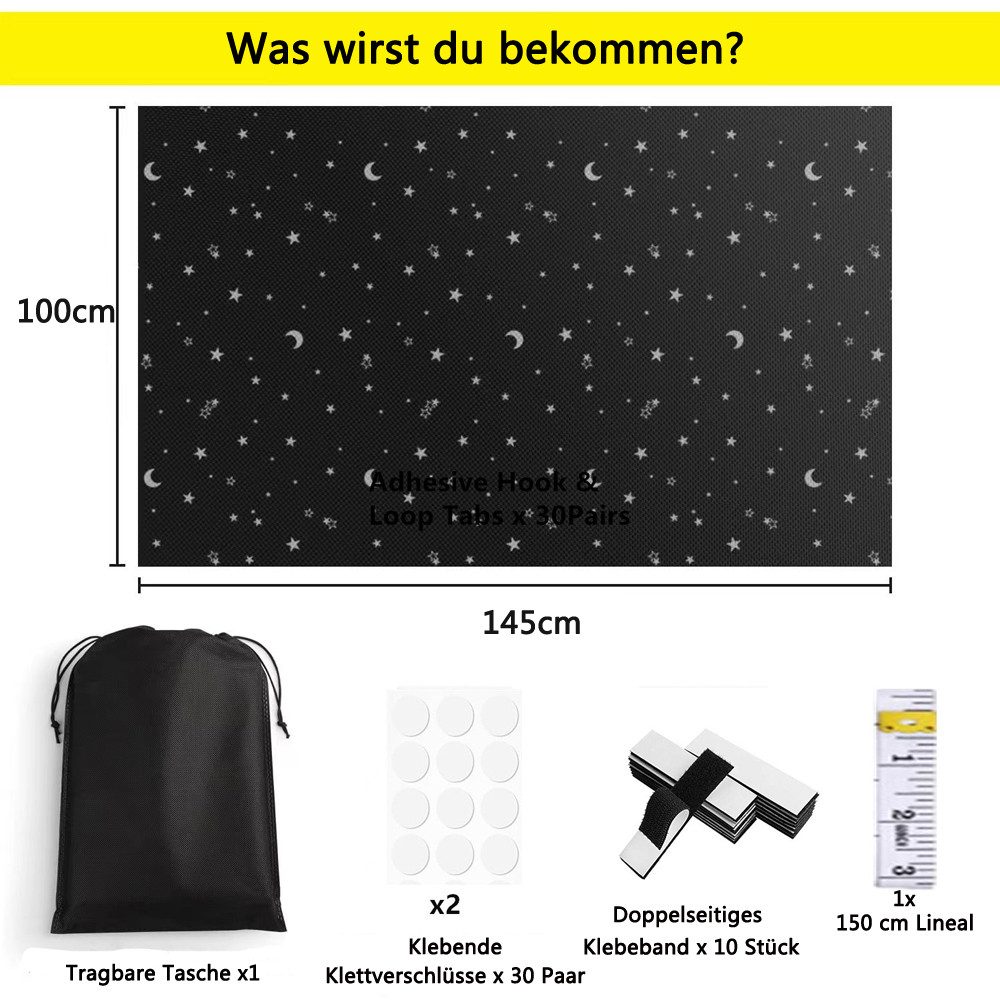 Verdunklungsrollo Fenster Verdunklungsstoff, Dachfenster Verdunkelung Sonne günstig online kaufen