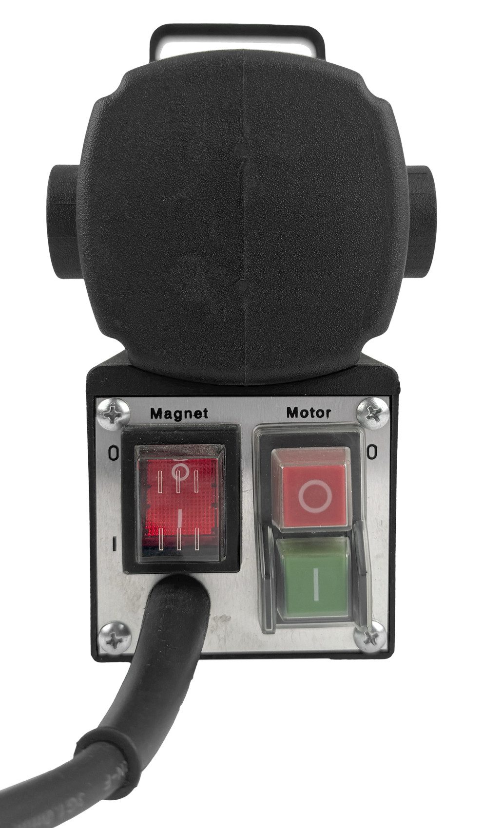 WELDINGER Bohrmaschine Magnetbohrmaschine MB-1200 kurz Weldon 690 U/min 12.000 N Haltekraft, 230 V V, max. 690 U/min, magnetisch, für horizontale/vertikale Bohrungen
