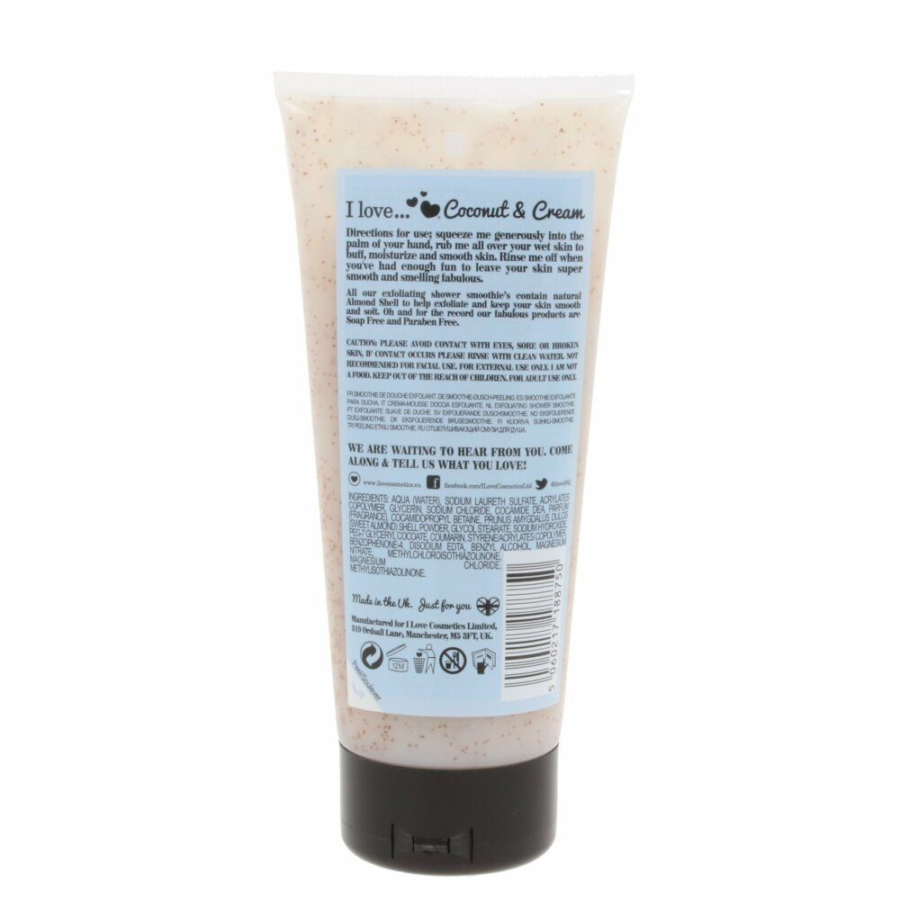 I Love... Körperpeeling ... Coconut & Cream Exfoliating Shower Smoothie 200ml