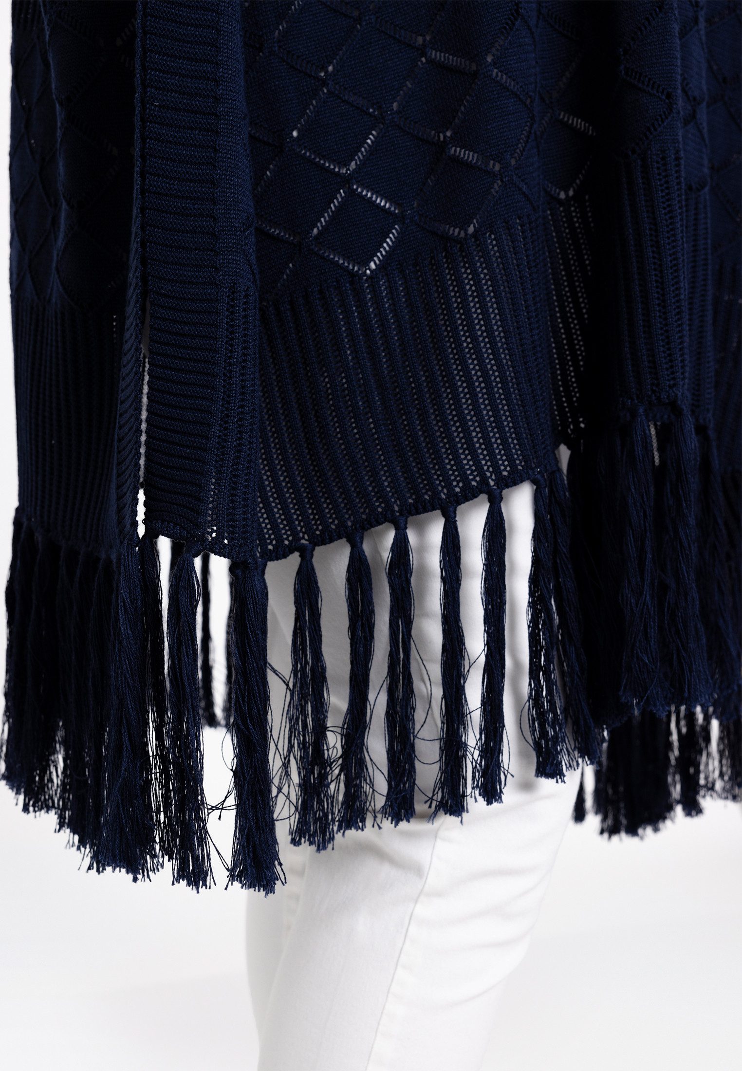 YOEK Cardigan Damen Poncho mit Langarm