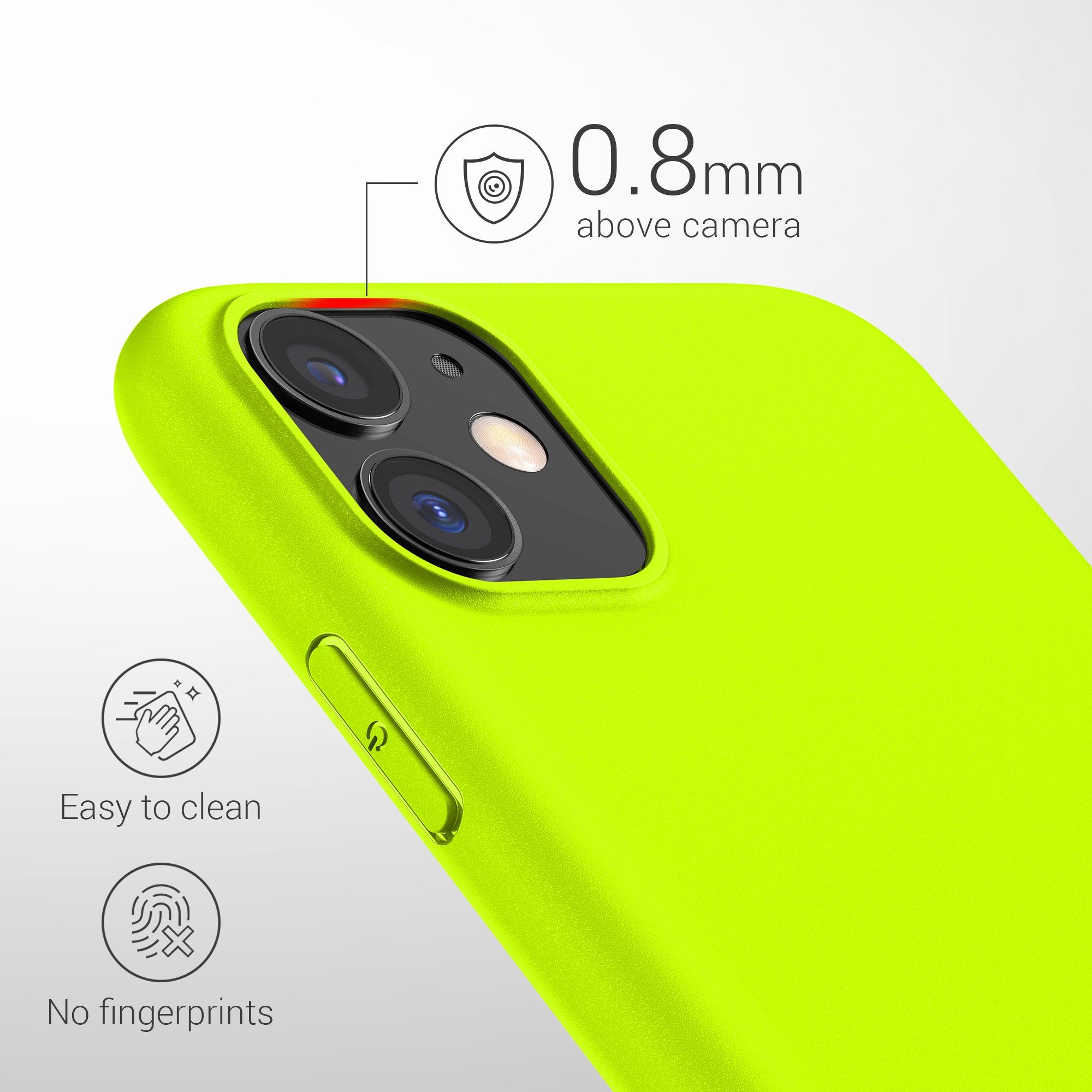 kwmobile Handyhülle Hülle für Apple iPhone 11, Hülle Silikon - Soft Handyhülle - Handy Case Cover
