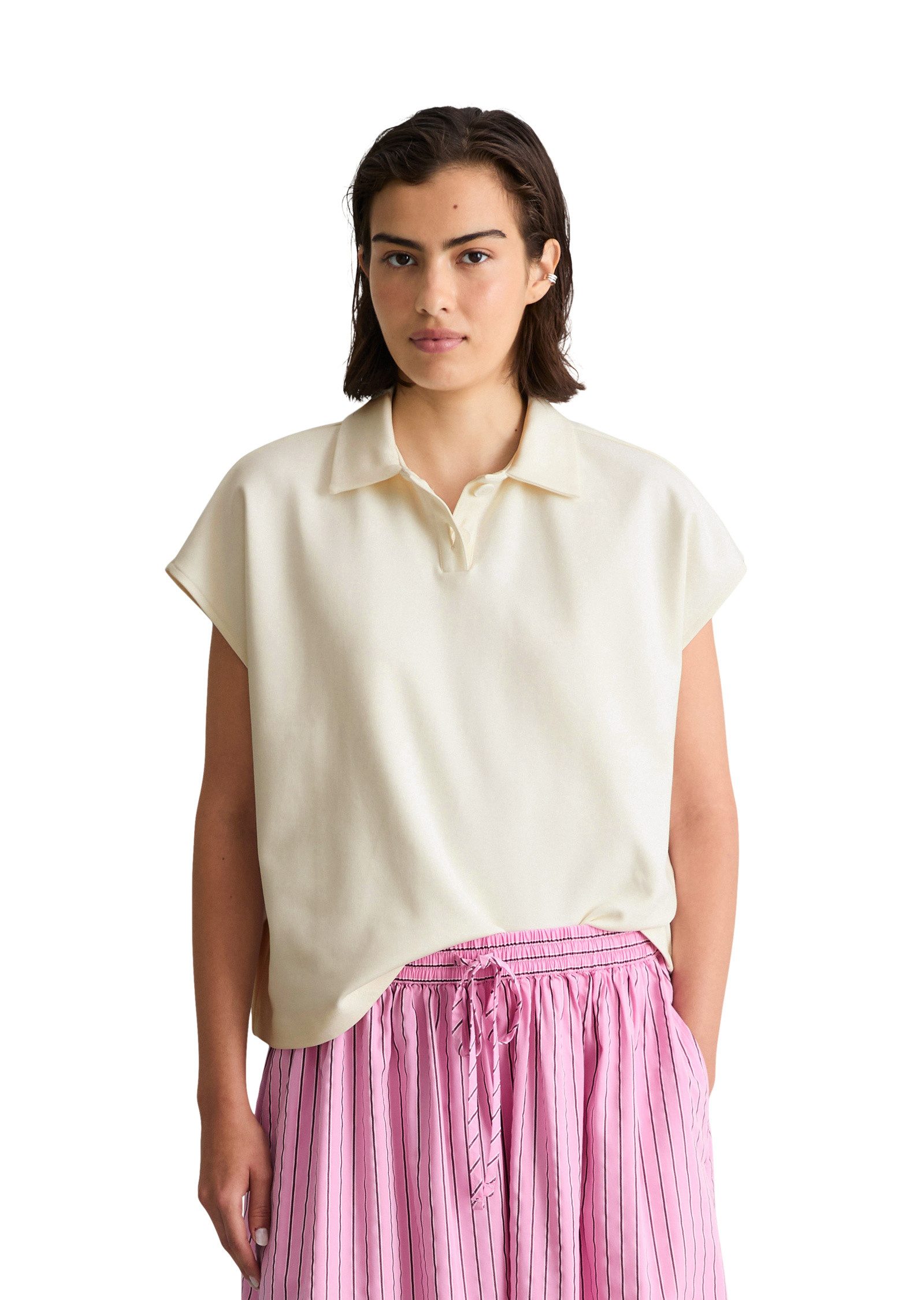 Marc O'Polo DENIM Poloshirt aus Interlock-Jersey