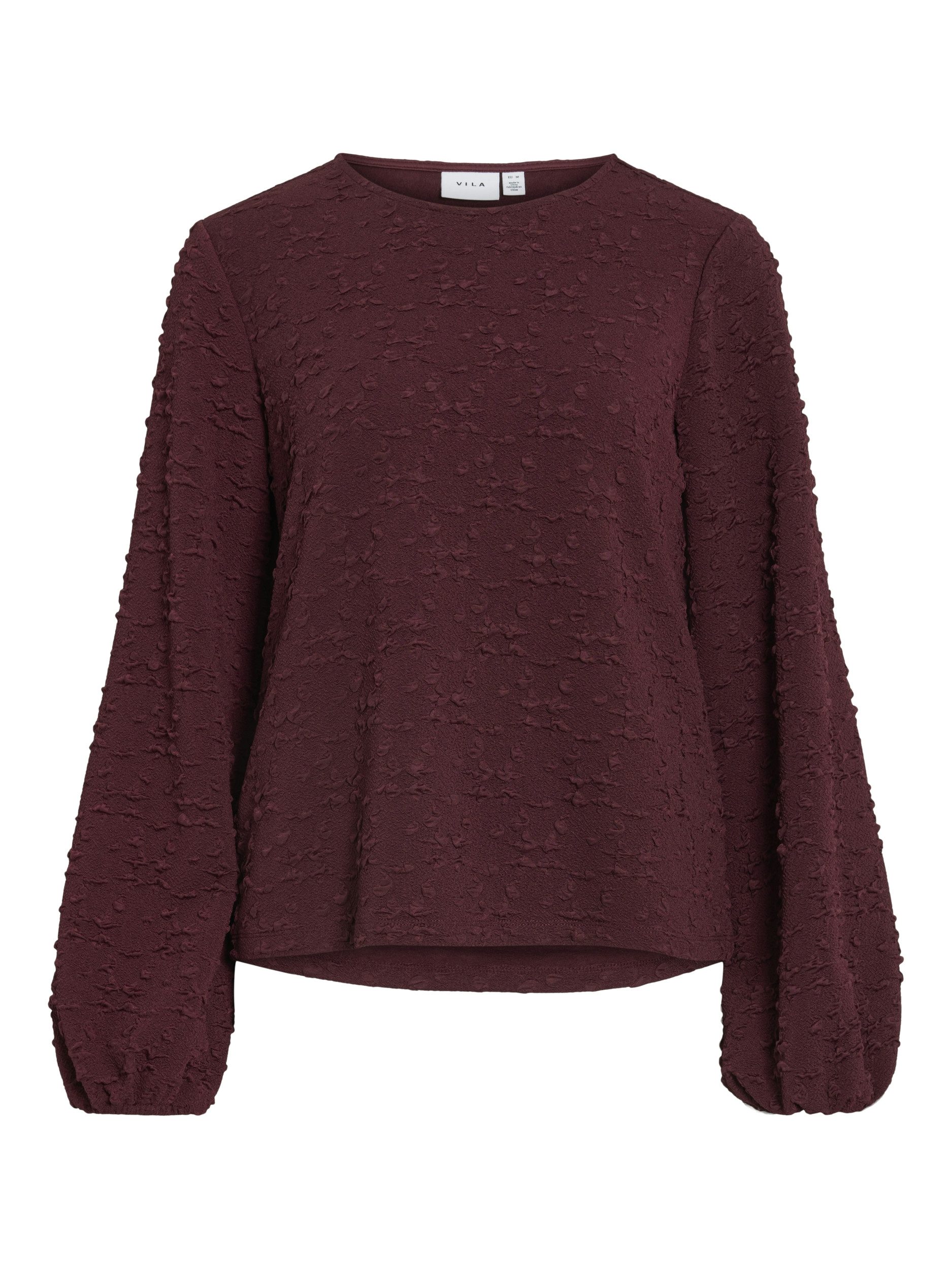 Blusentop VICRONA O-NECK L/S TOP
