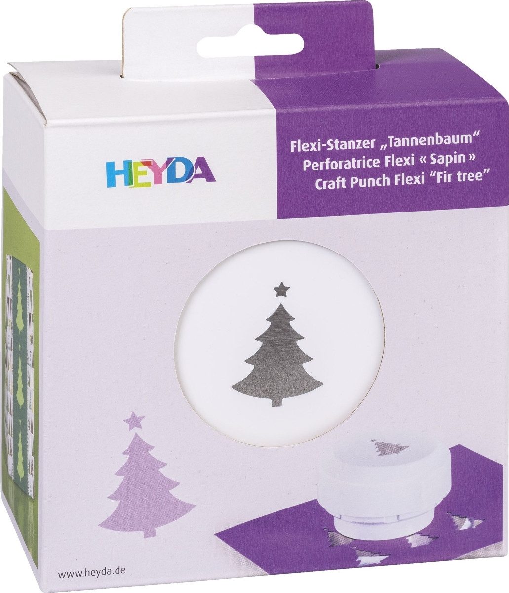 Heyda Удар мотива Flexistanzer-Motivstanzer für Karton bis 220g/qm Tanne 4cm