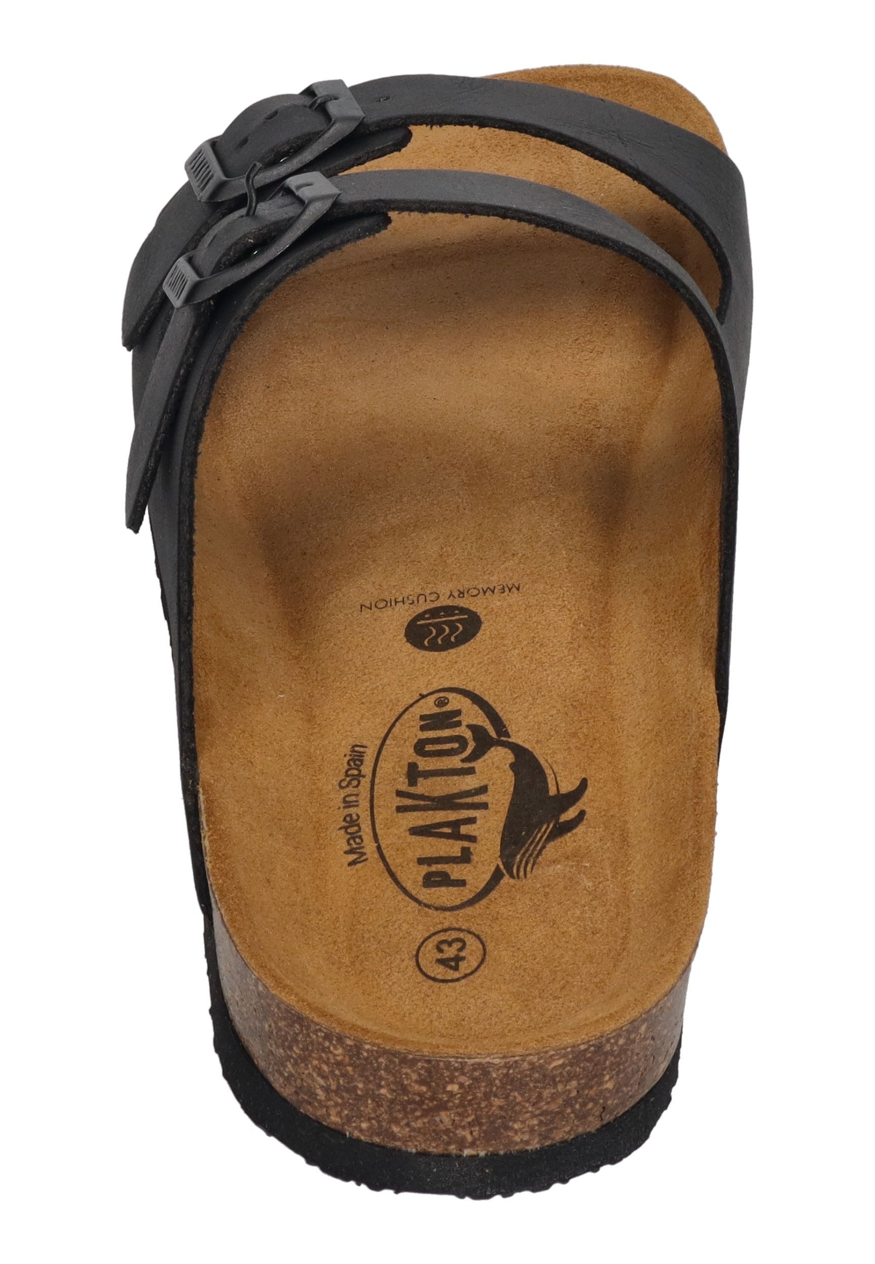 Plakton BARNA Pantolette Negro Dakota