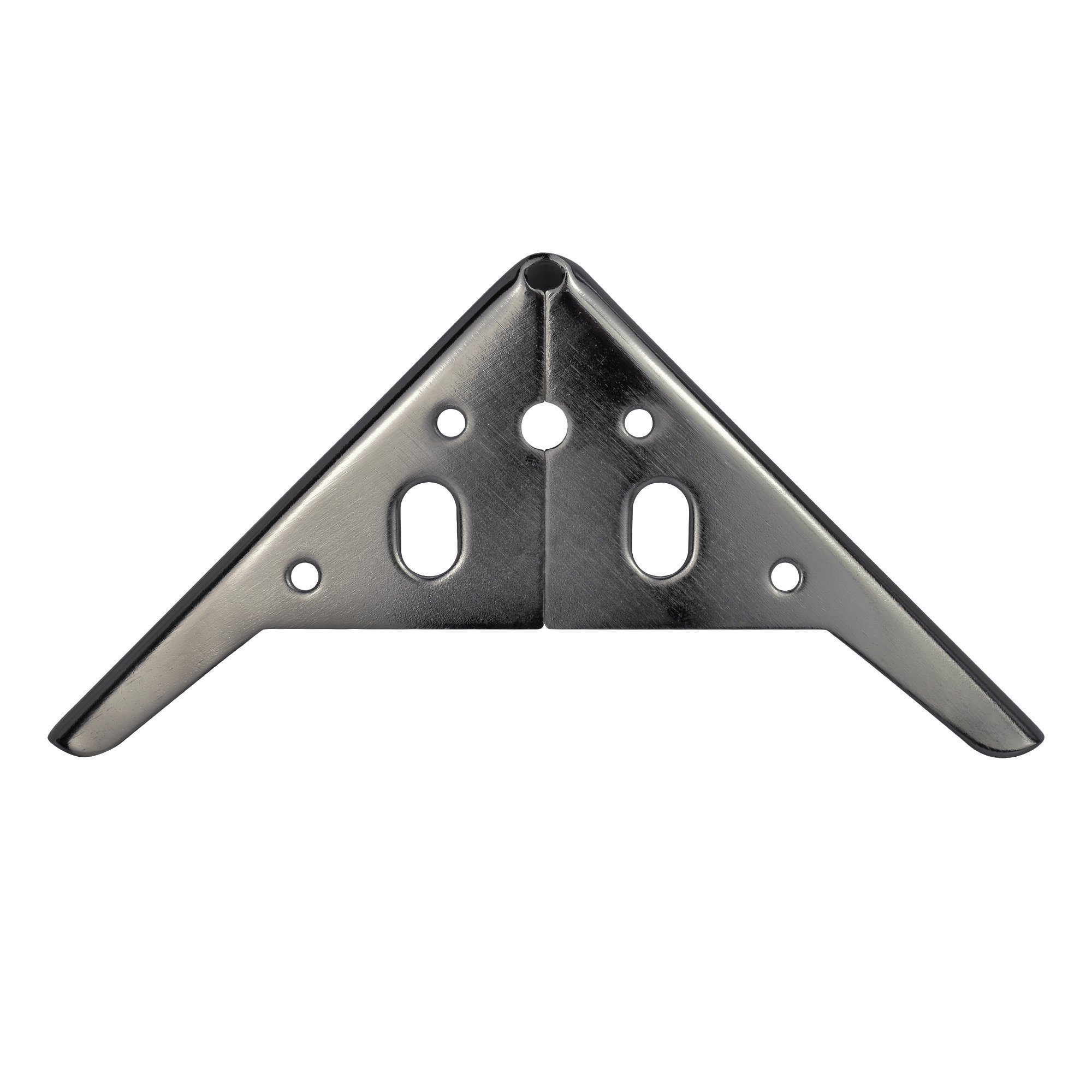 Prima-Online Möbelfuß 4 Stück Möbelfüße Metall möbelbeine Schrank Sofa Couch Dunkles Nickel