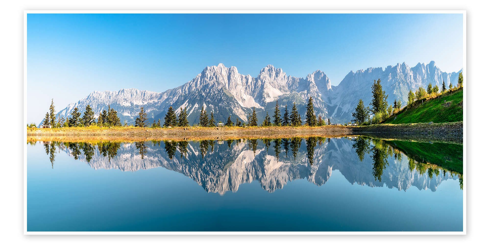 Posterlounge Wandbild Wilder Kaiser, Tirol I, Achim Thomae, erhältlich als Poster, Leinwandbild, Wandsticker oder Acrylglasbild