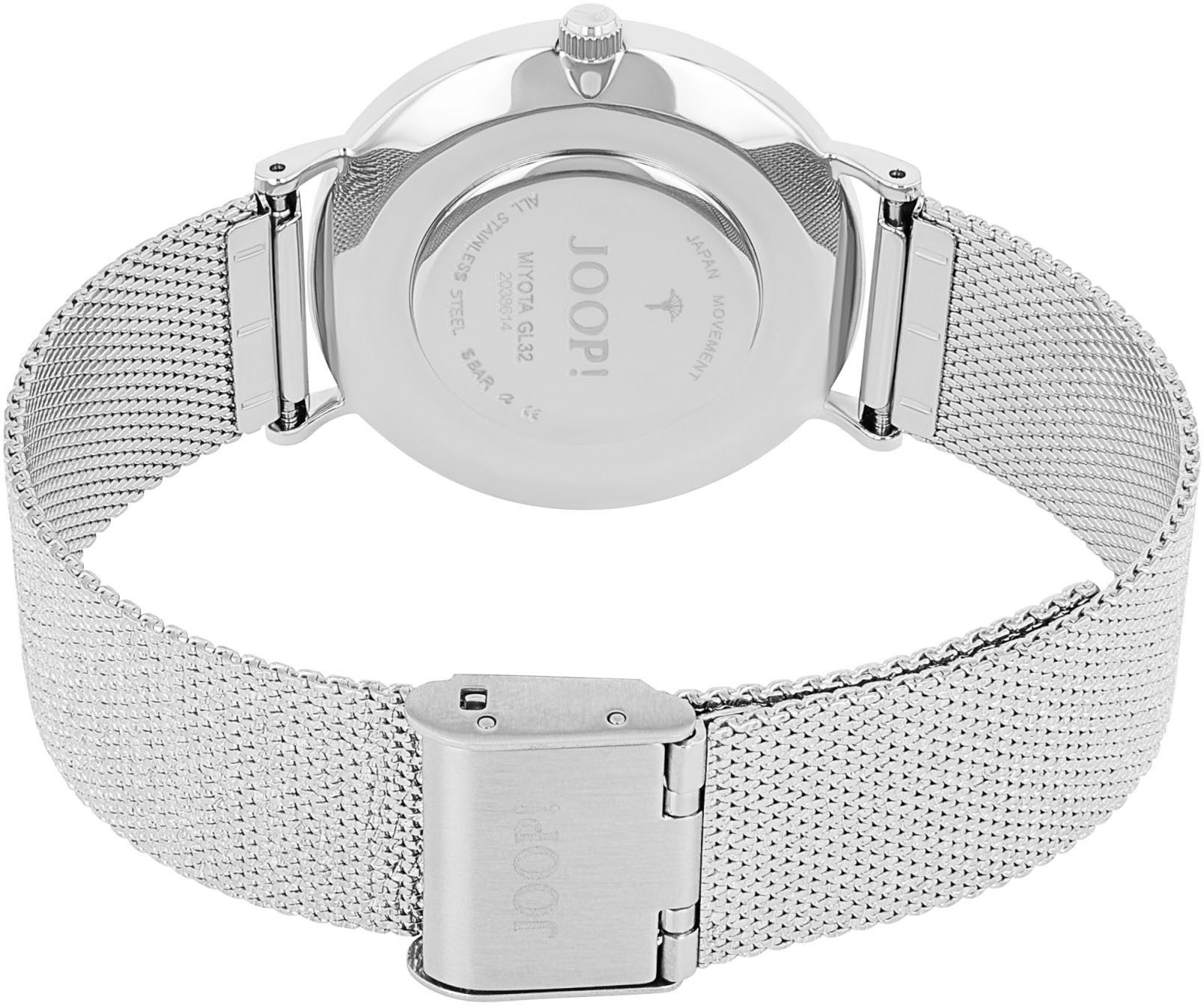 JOOP! Quarzuhr 2038614, Armbanduhr, Damenuhr, Edelstahlarmband günstig online kaufen