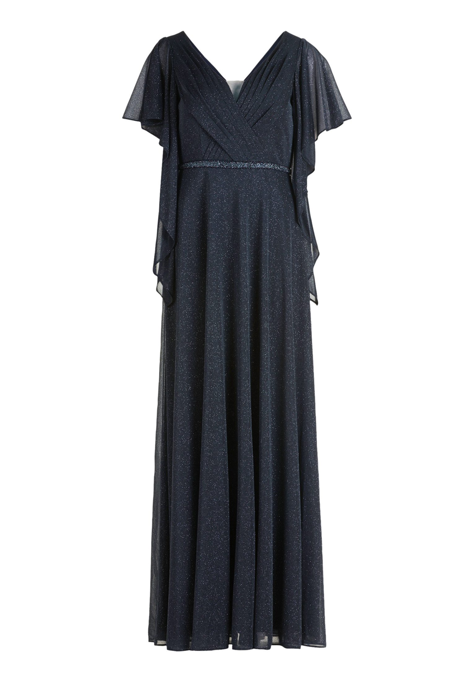 Vera Mont Abendkleid Damen im Glitzer-Look Falten