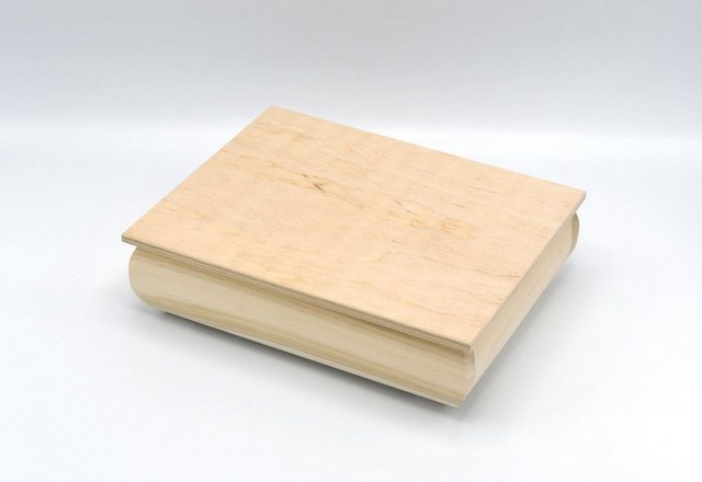 MyBer® Aufbewahrungsbox “Hübsche Schmuckschatulle aus Holz, Holzbox, Schmuckdose naturbelasen, Allzweckbox, Aufbewahrungsbox mit Deckel” (1 St)
