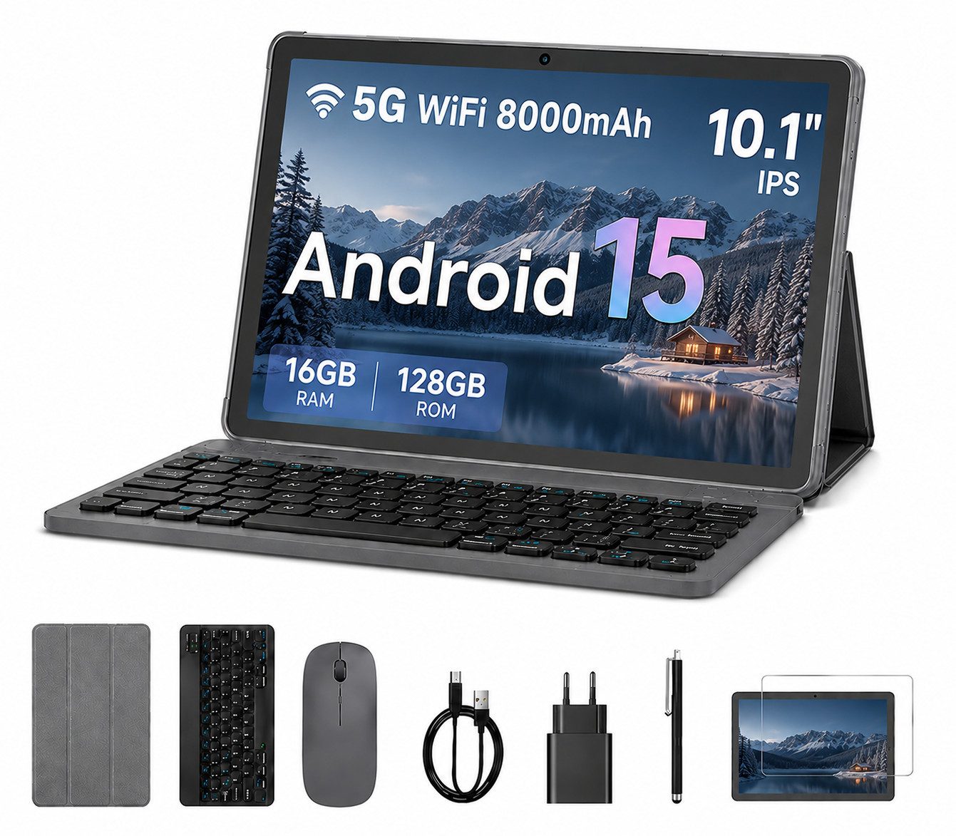 VASOUN TAB11 10-Zoll-Tablet, 128 GB, 4er-Set Tablet (10.1 Zoll Tablet", 128 GB, Android-Betriebssystem)