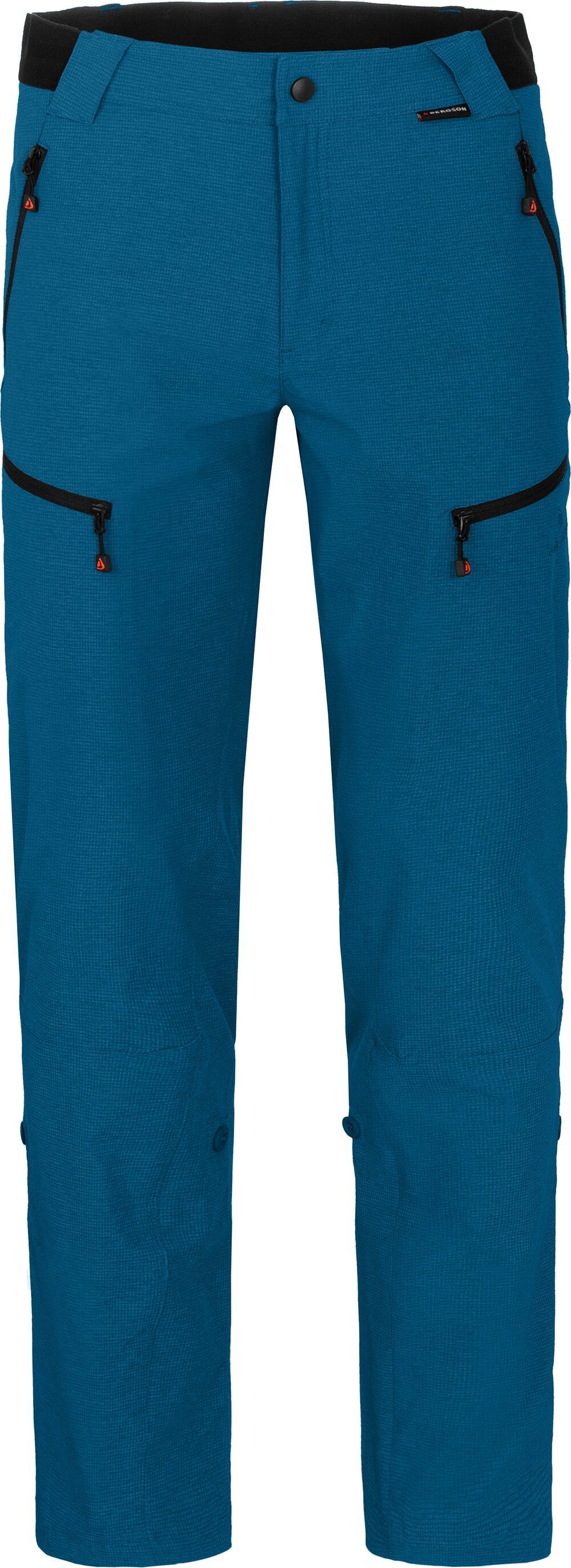 Bergson Outdoorhose LEBIKO Herren Wanderhose, robust, elastisch, Normalgrößen, Saphir blau | Shorts