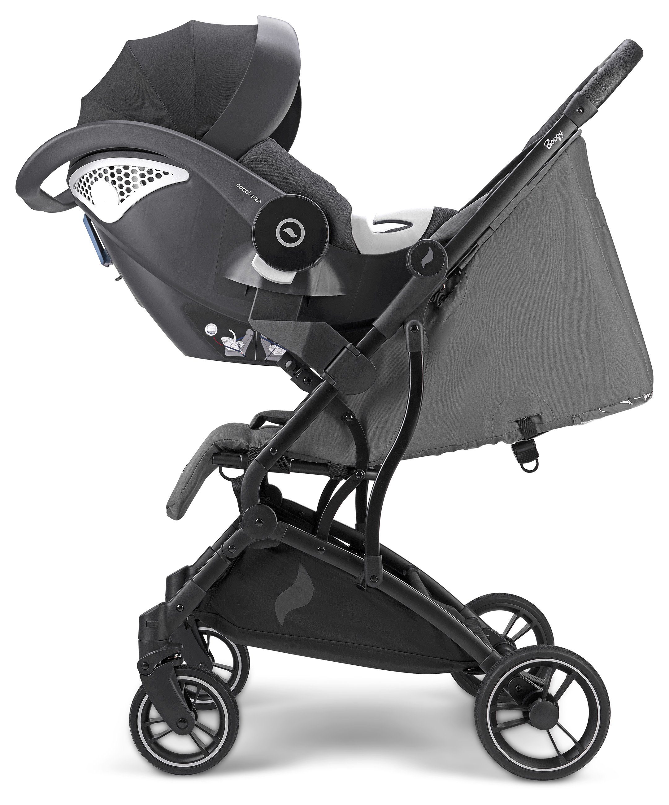 - Babyschalen-Adapter Boogy, Osann Kinder-Buggy 0 von Anthrazit 22 inkl. Zubehör kg Sportkinderwagen und