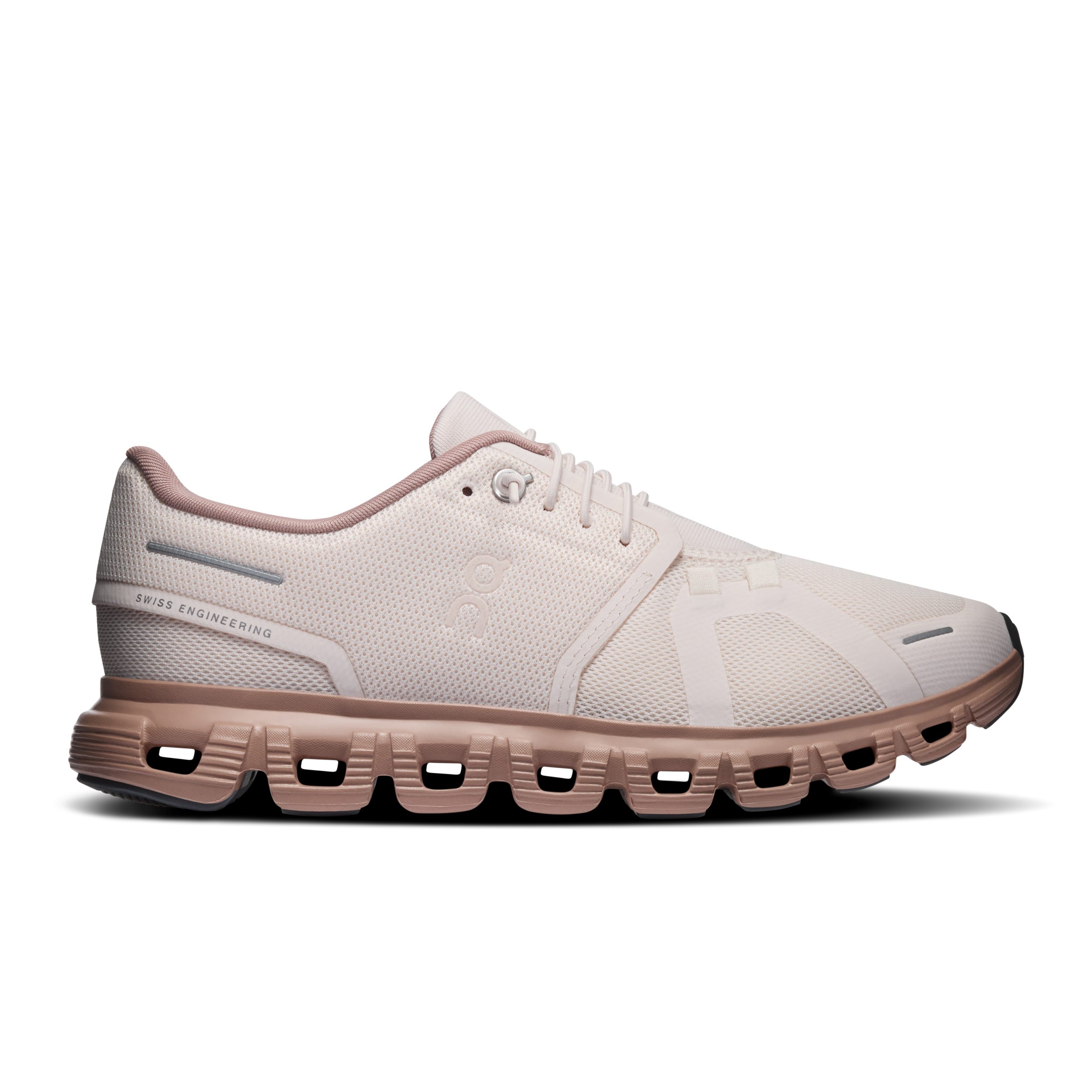 ON RUNNING Cloud 6 Oyster / Biscuit Sneaker