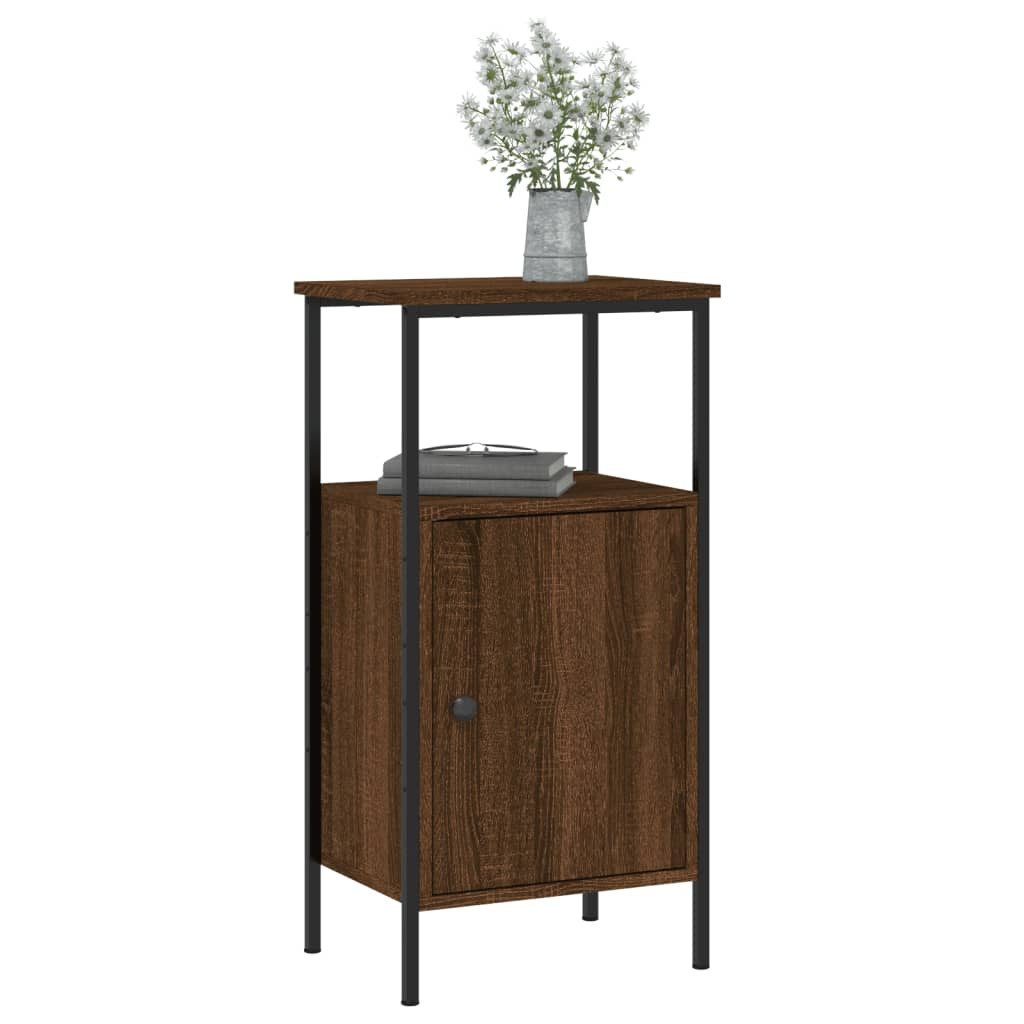vidaXL Nachttisch Nachttisch Braun Eichen-Optik 41x31x80 günstig online kaufen