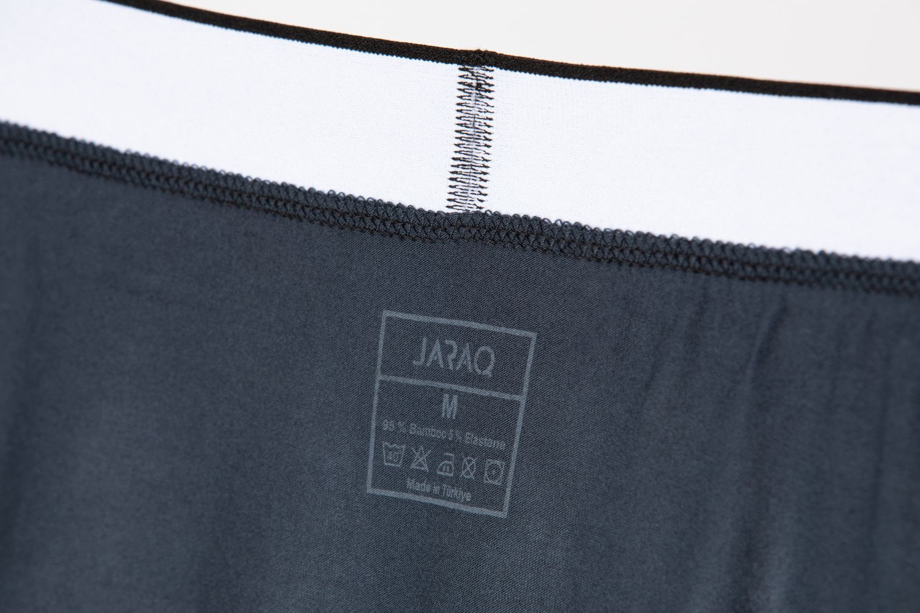 Unterhosen Boxershorts Herren Pack Passform Boxer JARAQ Perfekte Petrol Bambus für JARAQ 4XL 6er - S Männer