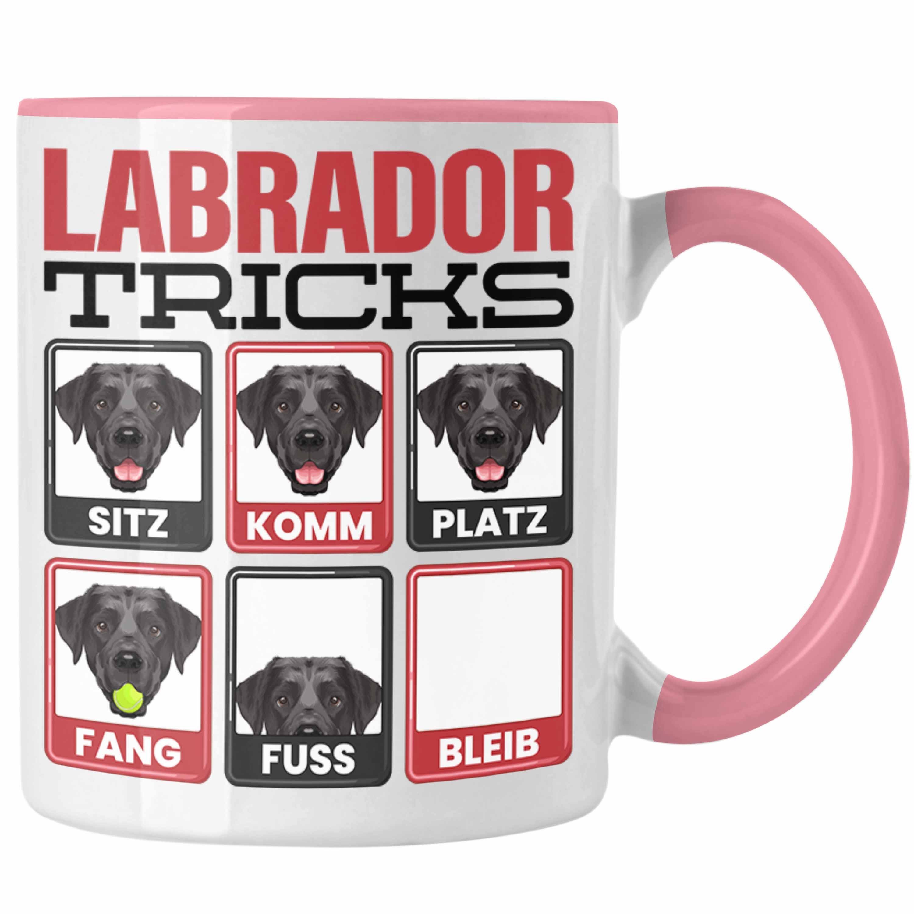 Trendation Tasse Labrador Besitzer Tasse Geschenk Lustiger Spruch Geschenkidee Labrador Rosa
