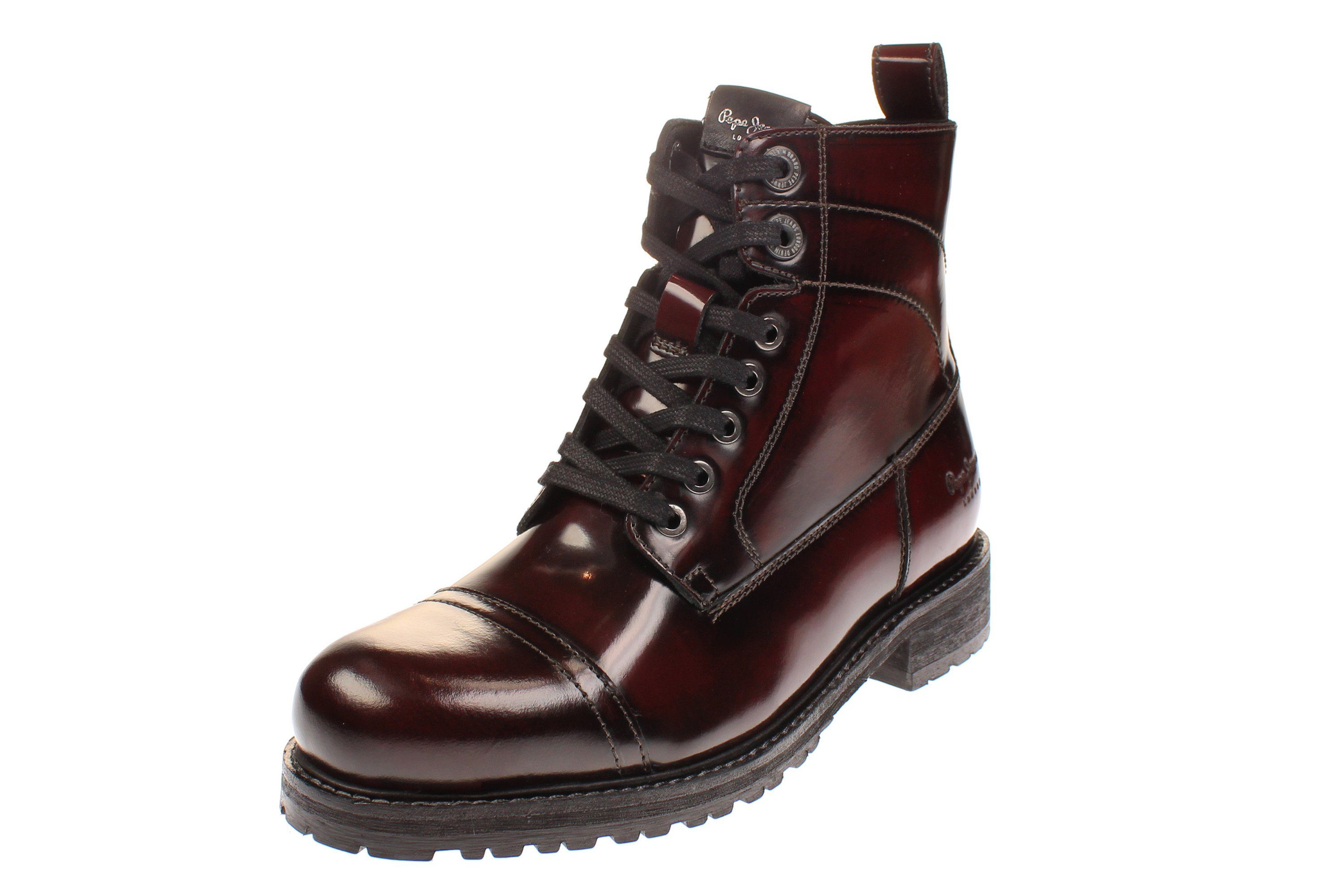 Pepe Jeans Pepe Footwear PLS 50376 - Damen Schuhe Stiefel - 299-burgundy Stiefel