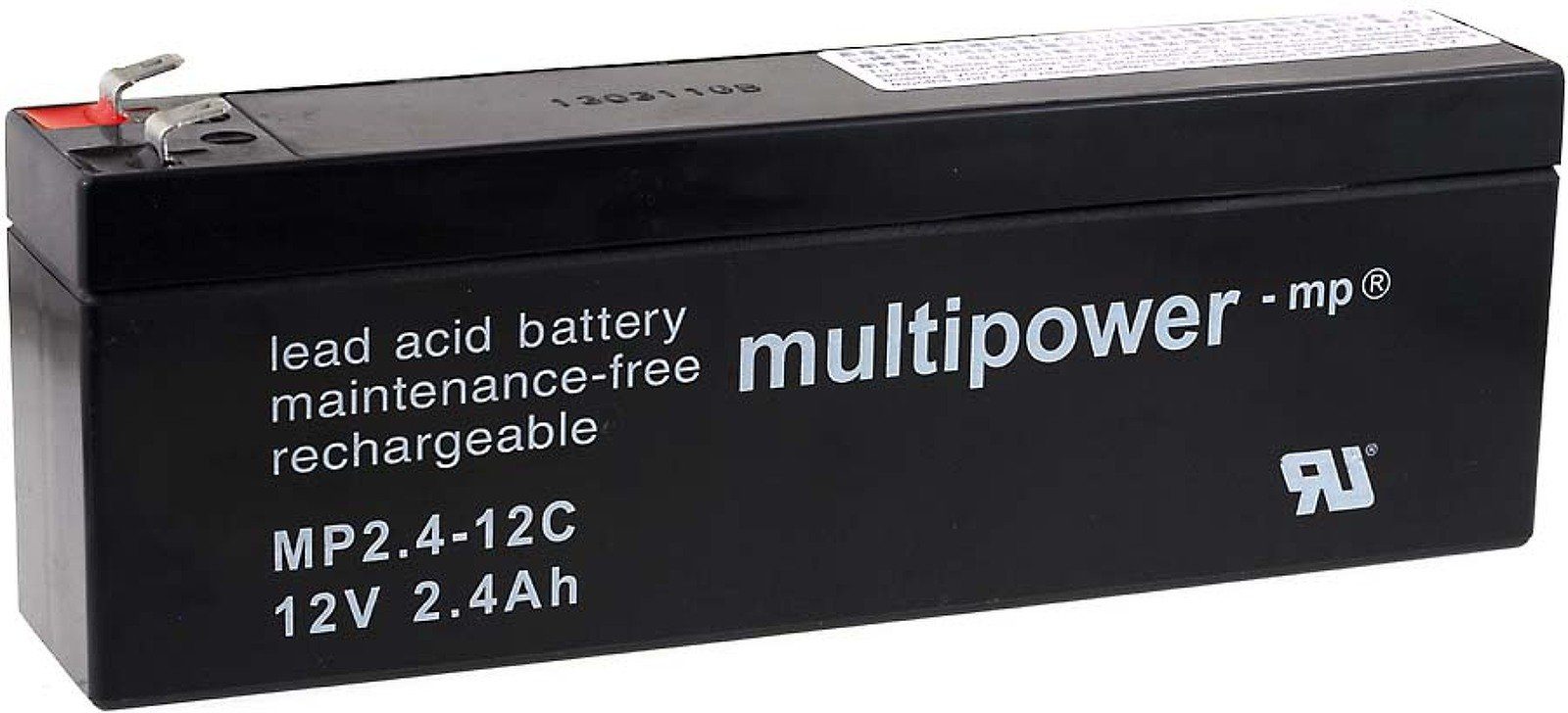 Powery Powery Bleiakku multipower MPC2,4-12 ersetzt MP2,4-12C zyklenfest Bleiakkus 2400 mAh (12 V)