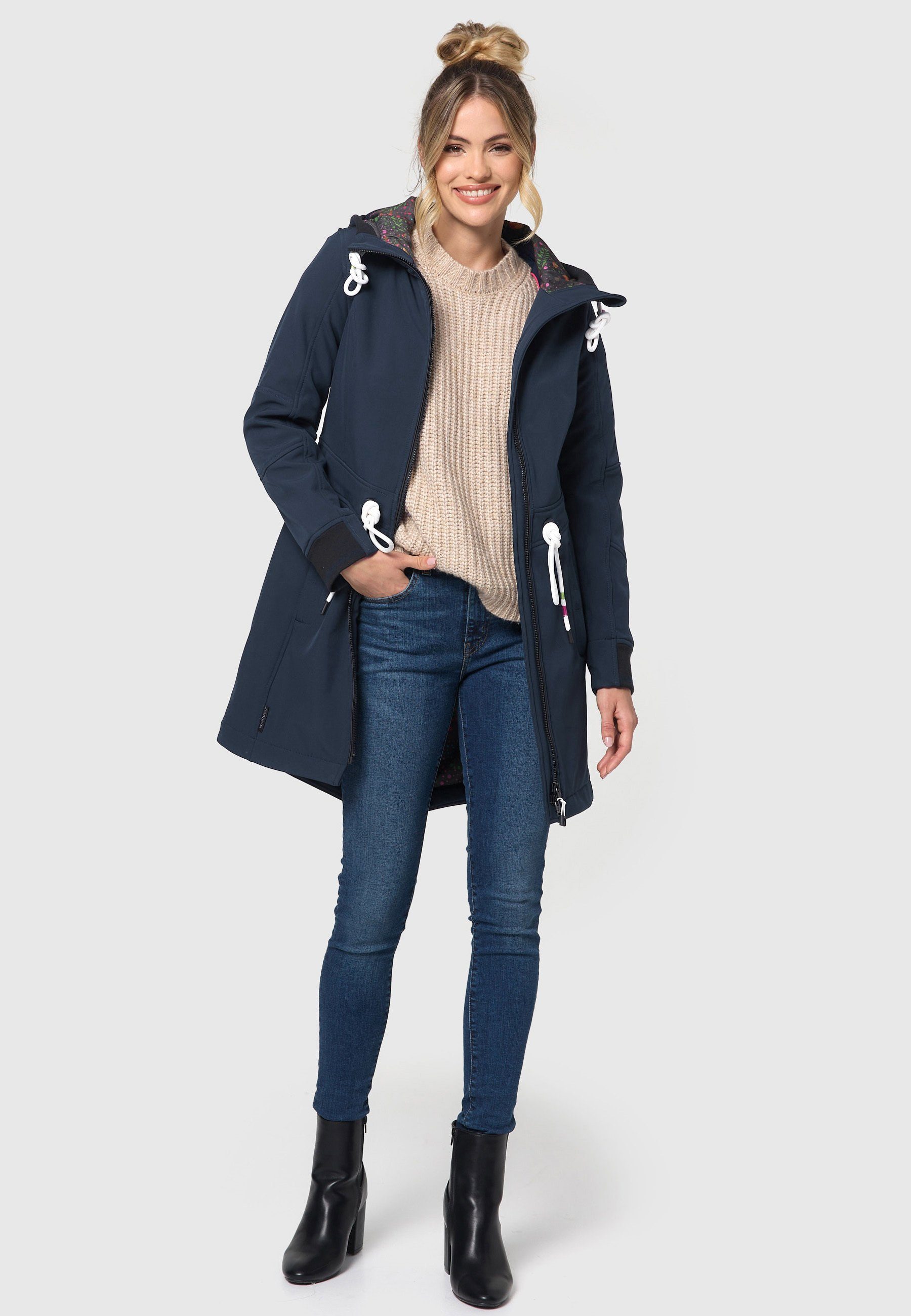 Marikoo Softshelljacke Mount Furnica mit hochschließendem Kragen – Bild 4 von 5