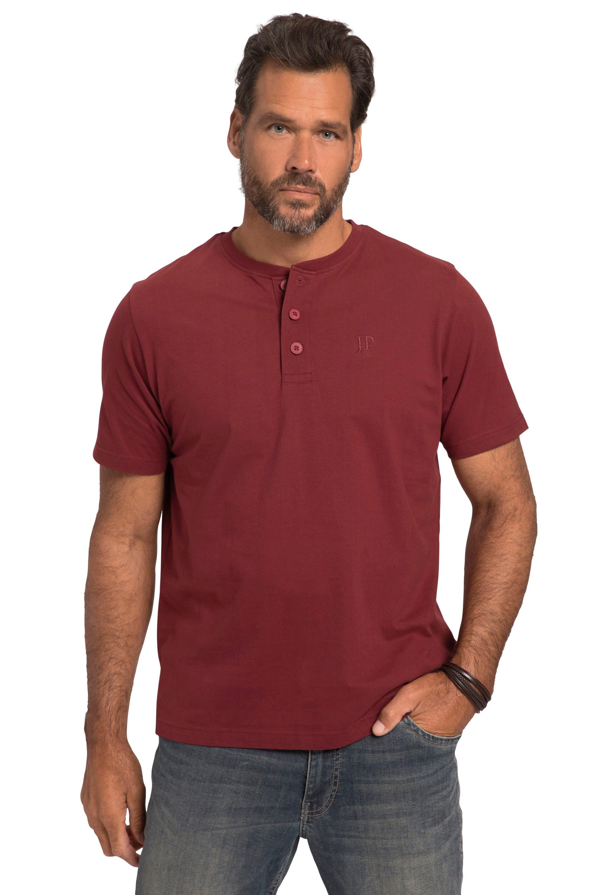 JP1880 T-Shirt Henleys Basic 2er-Pack Rundhals Knopfleiste (2-tlg) günstig online kaufen
