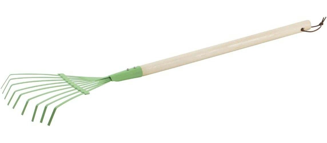 Be Toys Kinder-Gartenset 2-teiliges Kinder Gartenwerkzeug, Spaten und Rechen, (2-tlg., JJA), ca. 70 cm