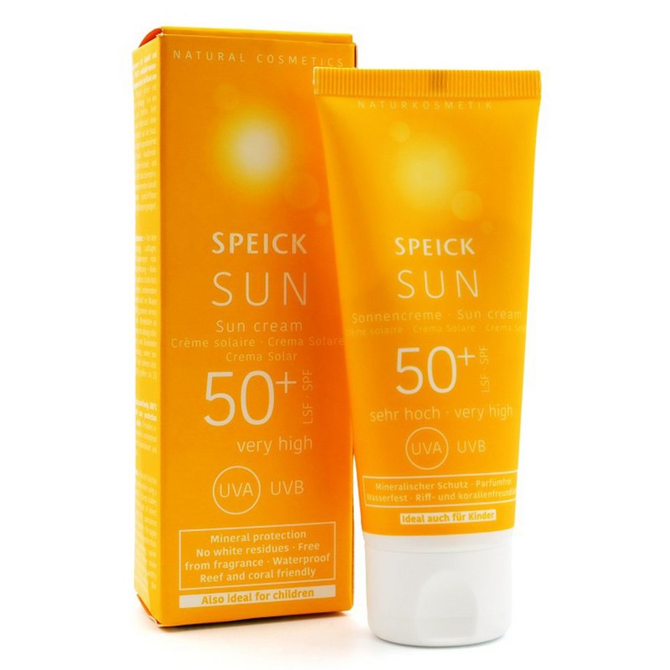 Speick Naturkosmetik GmbH & Co. KG Sonnenschutzcreme SPEICK SUN Sonnencreme  LSF 50+, 60 ml, SPEICK SUN Sonnencreme LSF 50+
