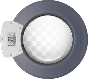 Lumeno Lupenlampe 824XPRO LED-Lupenleuchte dimmbar und 172 mm Linse, LED fest integriert, Kaltweiß, 6500
