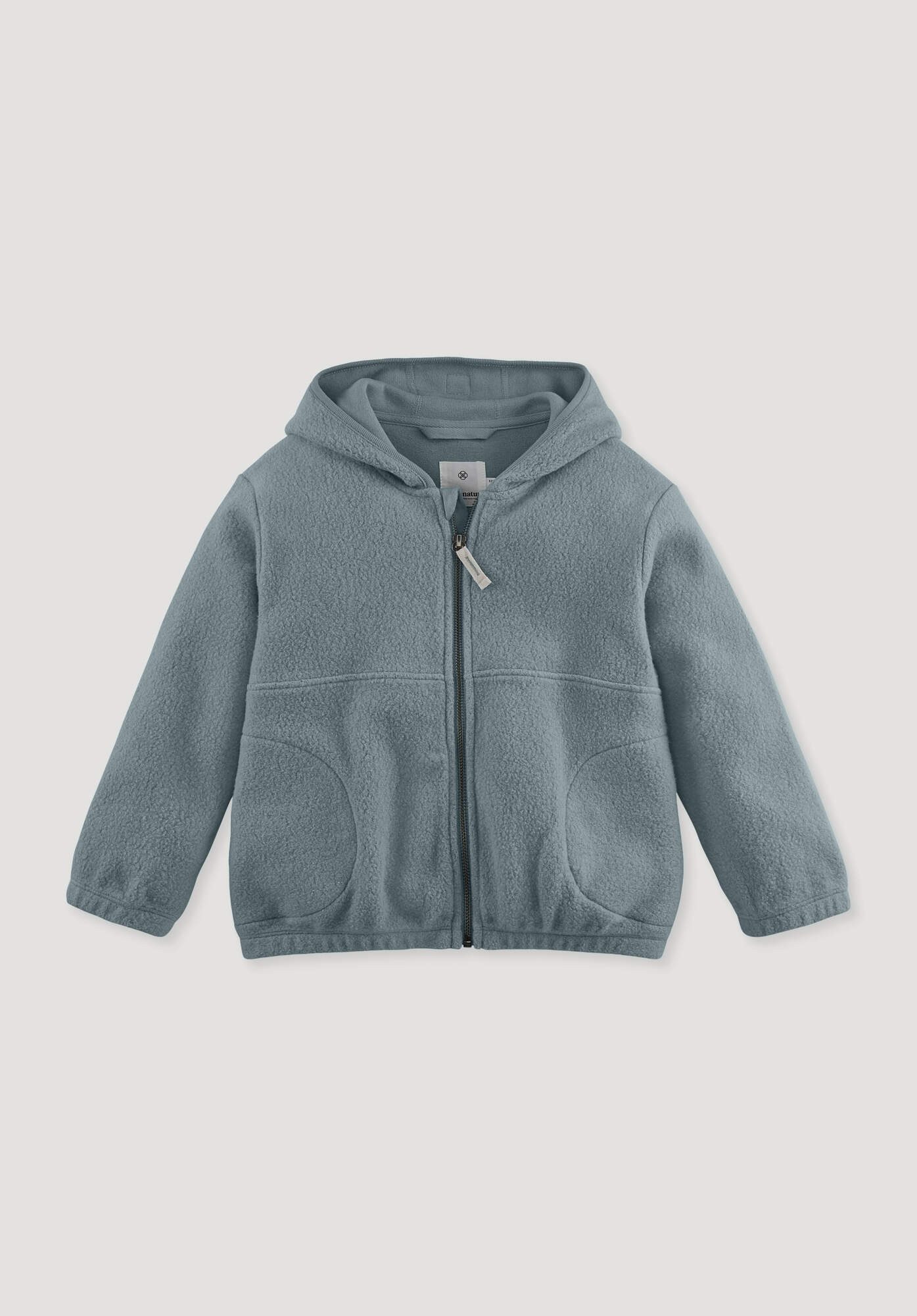 Hessnatur Fleecejacke aus reiner Bio-Baumwolle (1-St)