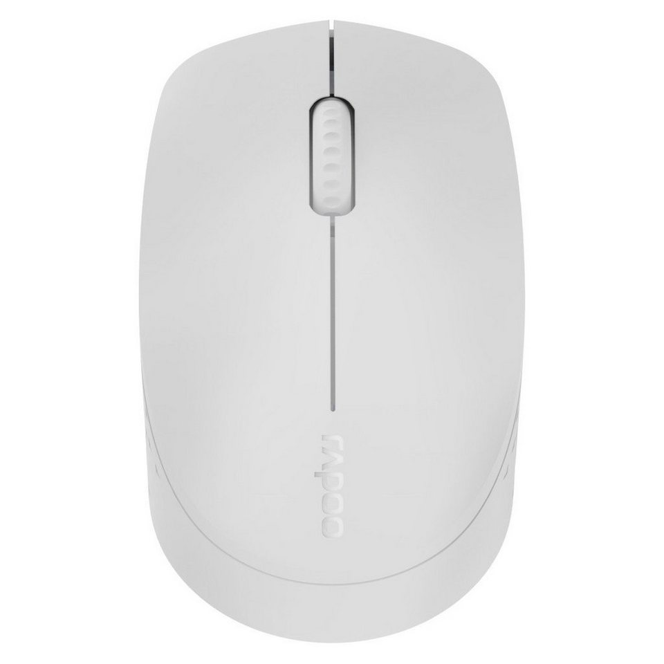 Rapoo M100 Silent kabellose Maus, Bluetooth, 2.4 GHz, 1300 DPI ergonomische  Maus (Funk)