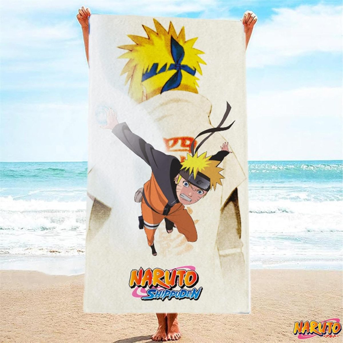 Naruto Badetuch - Handtuch 70x140 cm Baumwolle Badetuch saugfähig Duschtuch, (1-St)