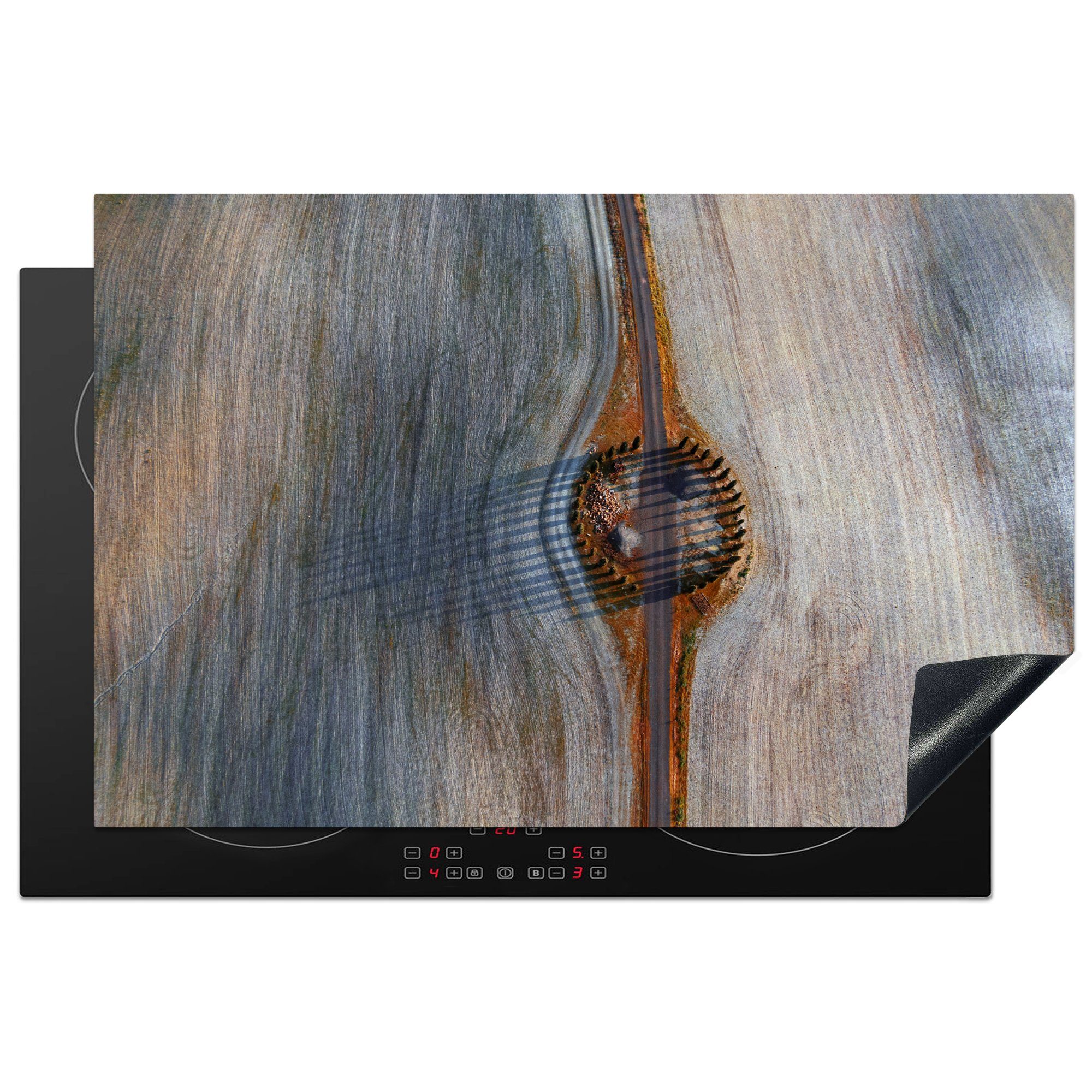 MuchoWow Herdblende-/Abdeckplatte Herbst - Baum - Makro, Vinyl, (1 tlg), 81x52 cm, Induktionskochfeld Schutz für die küche, Ceranfeldabdeckung