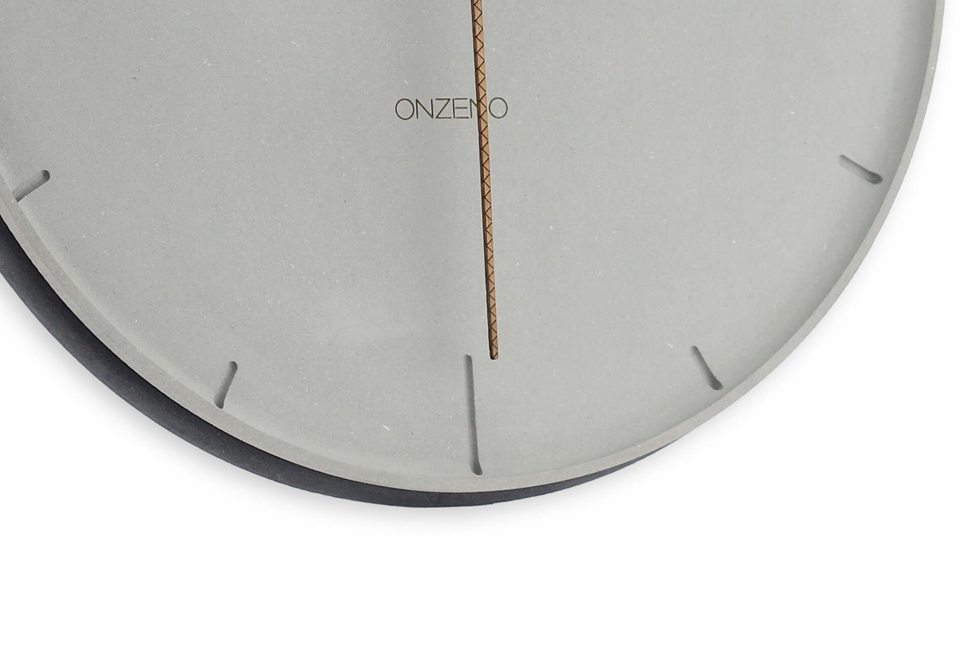 THE Design-Uhr) (handgefertigte 29x29x1.8 OLDSCHOOL. cm Wanduhr ONZENO