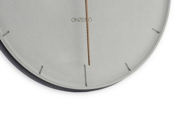 ONZENO Wanduhr THE OLDSCHOOL. 29x29x1.8 cm (handgefertigte Design-Uhr)